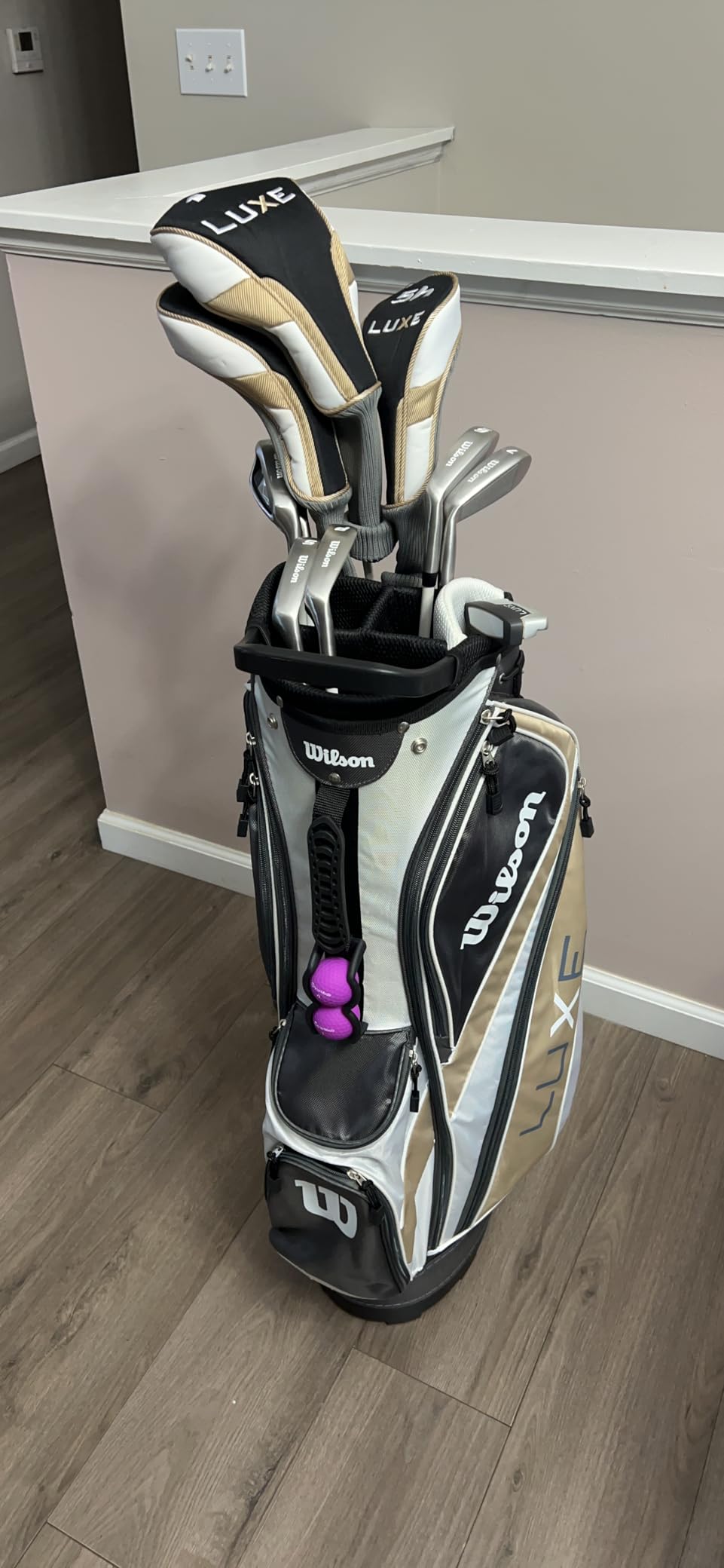 Wilson Women's Complete Golf Club Cart Bag Package Sets - Ultra, Ultra Plus, Luxe customer photo 2