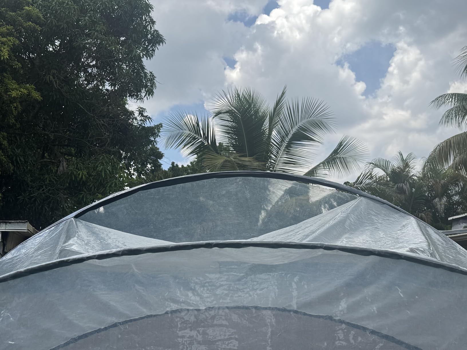 EXIT Toys 12 Foot Round Multifunctional All Weather Cover Pool Dome Enclosure for Outdoor Pools customer photo 2