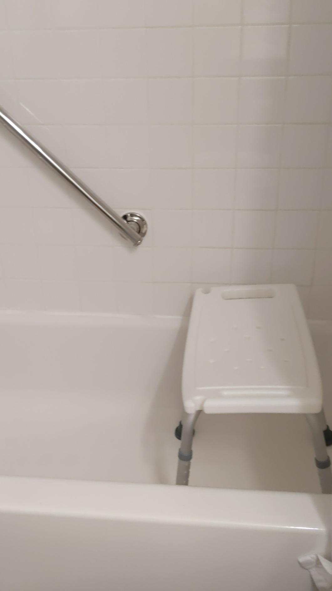 FSA/HSA Eligible, Vaunn Tool-Free Assembly Adjustable Shower Chair Spa Bathtub Seat Bench with Removable Back customer photo 1