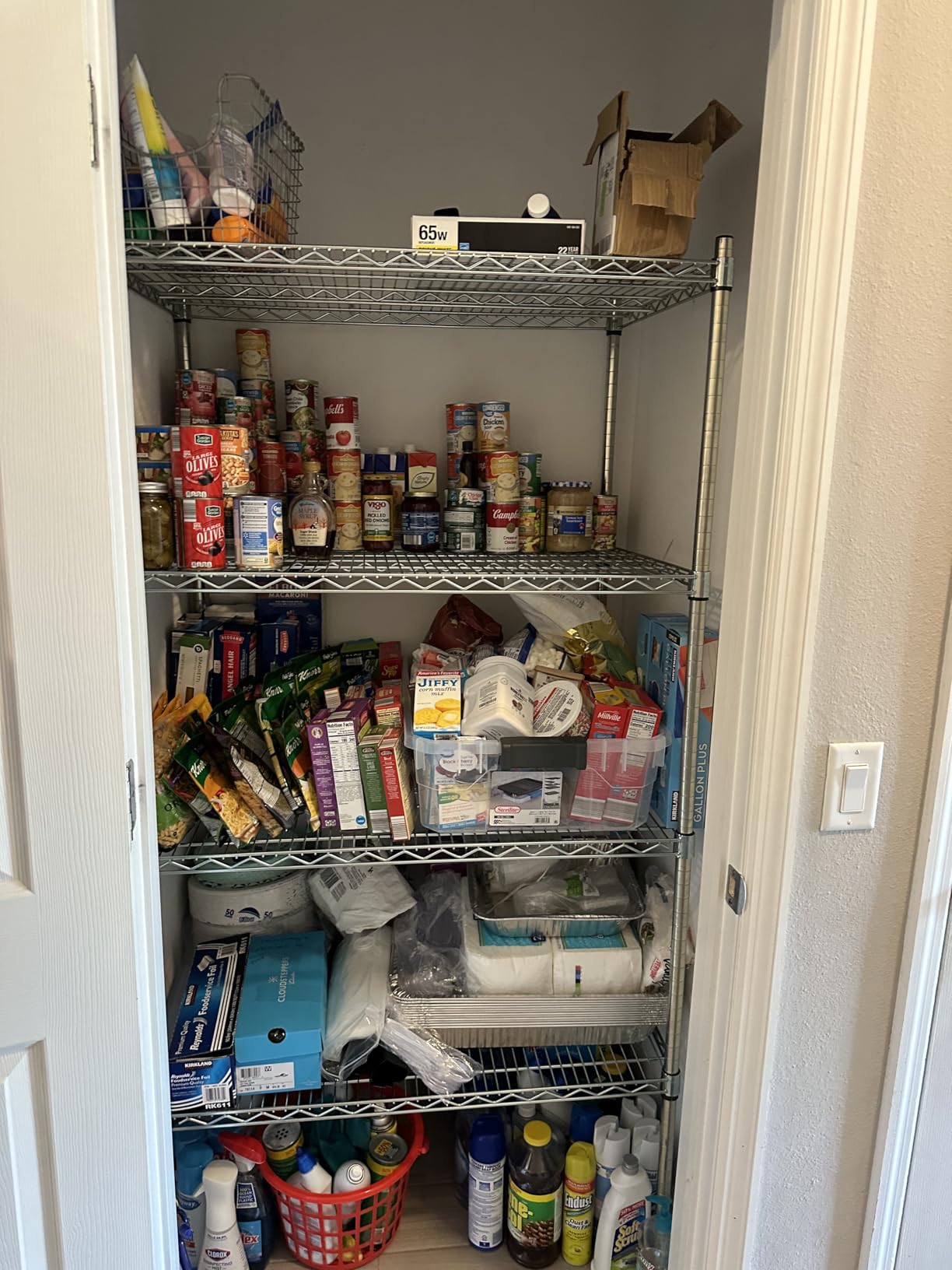 SafeRacks - NSF Certified Storage Shelves, Zinc, Heavy Duty Steel Wire Unit with Wheels and Adjustable Feet, Garage or Bakers Rack, Kitchen, Pantry Shelf - (18