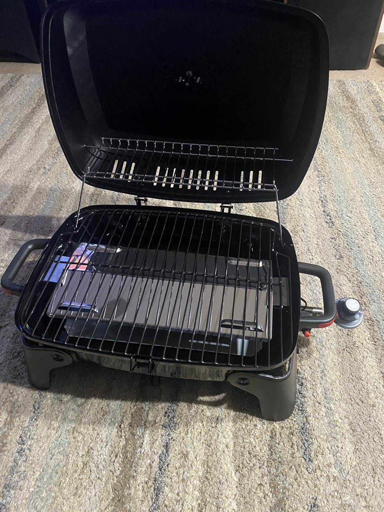 Megamaster 1-Burner Portable Gas Grill with Locking Lid, 11,000 BTU Stainless Steel Burner, Foldable Legs, Small Propane Grill for Outdoor Cooking, Camping, BBQs, Patios, and Gardens - 820-0065C customer photo 1