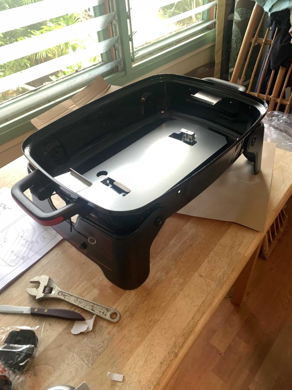 Megamaster 1-Burner Portable Gas Grill with Locking Lid, 11,000 BTU Stainless Steel Burner, Foldable Legs, Small Propane Grill for Outdoor Cooking, Camping, BBQs, Patios, and Gardens - 820-0065C customer photo 2