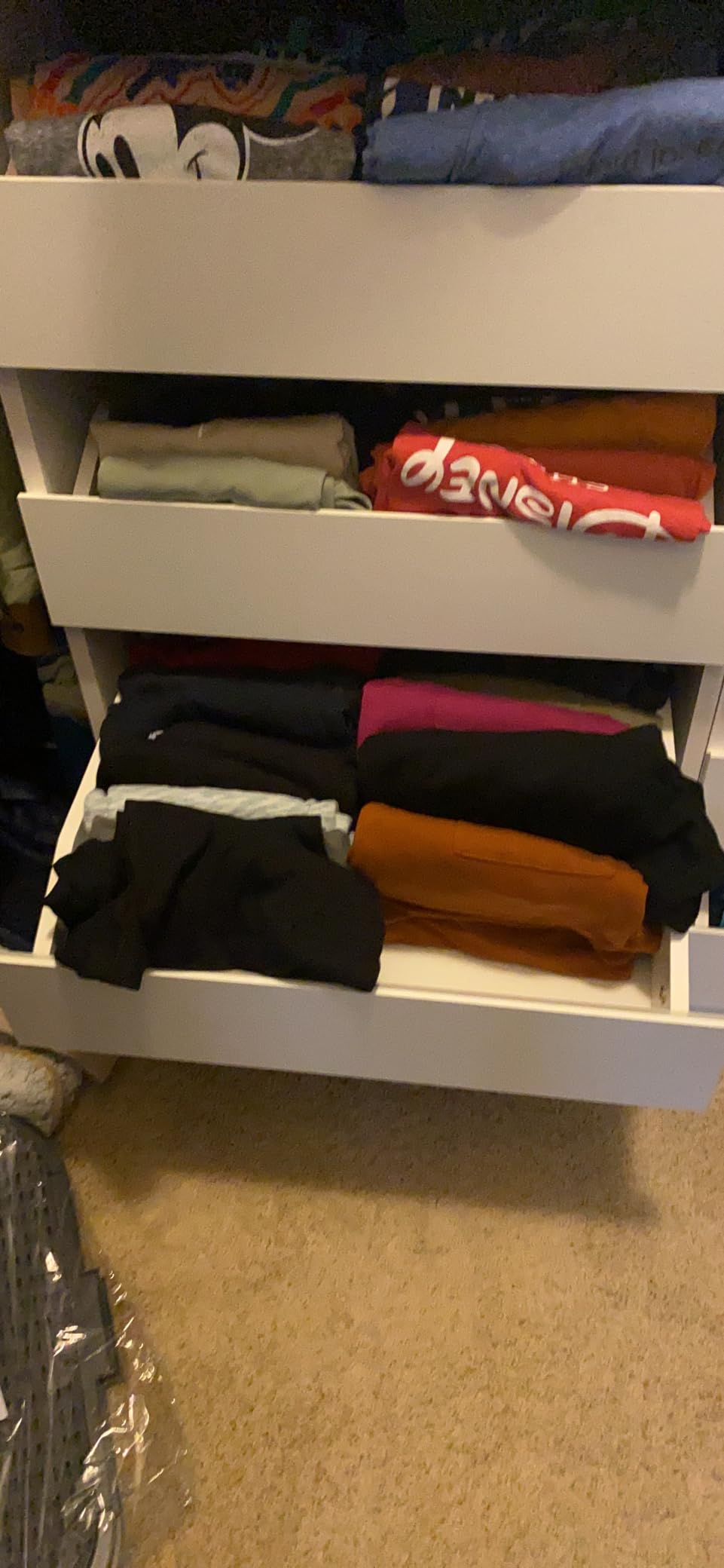 ClosetMaid Modular Storage Unit with 4 Drawers, Wood Closet Organizer, Stacking, Full Backer, Storage, Decorative Trim, White customer photo 2