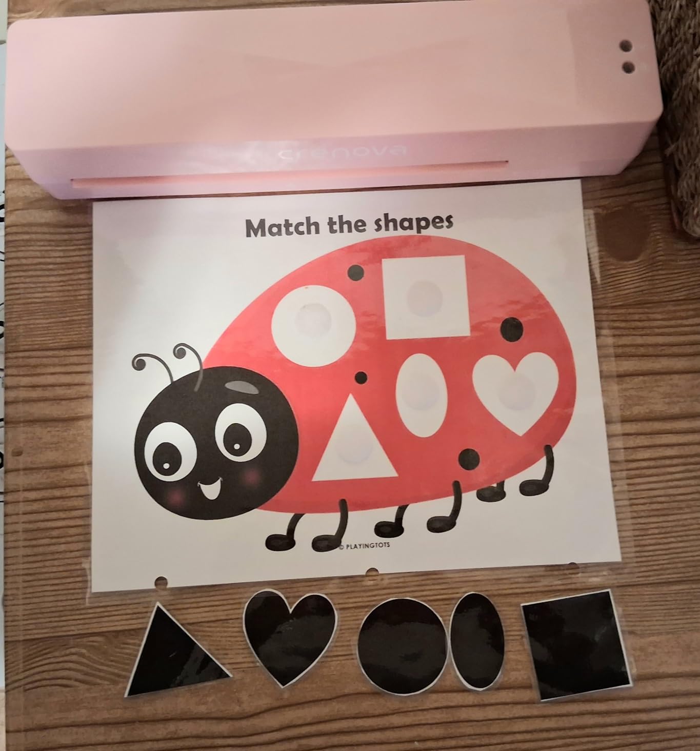 Crenova Laminator Machine with 10 Laminating Sheets, A4 Hot & Cold with Fast Warm Technology customer photo 2