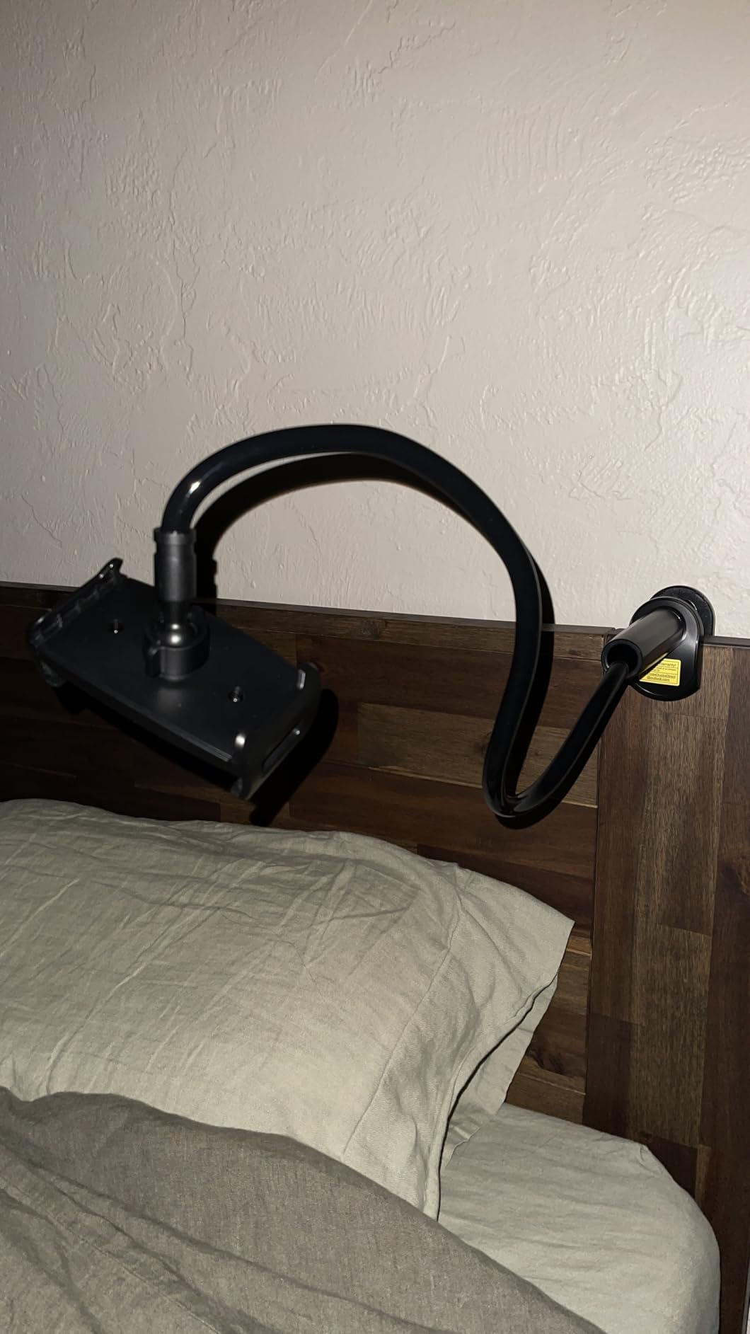 Tablet Stand Holder, Mount Holder Clip with Grip Flexible Long Arm Gooseneck Compatible with ipad iPhone/Nintendo Switch/Samsung Galaxy Tabs/Amazon Kindle Fire HD - Black customer photo 2