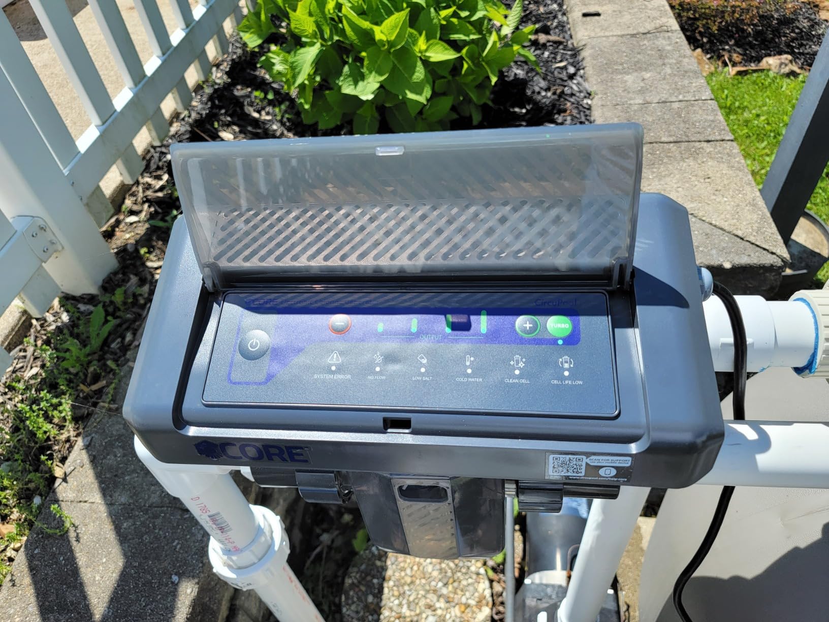 CircuPool CORE55 Salt Chlorinator System | 8 Year Manufacturer Warranty | 2.0 lb CL Output | Electronic Chlorine Generator for Pools up to 55,000 Gallons customer photo 1