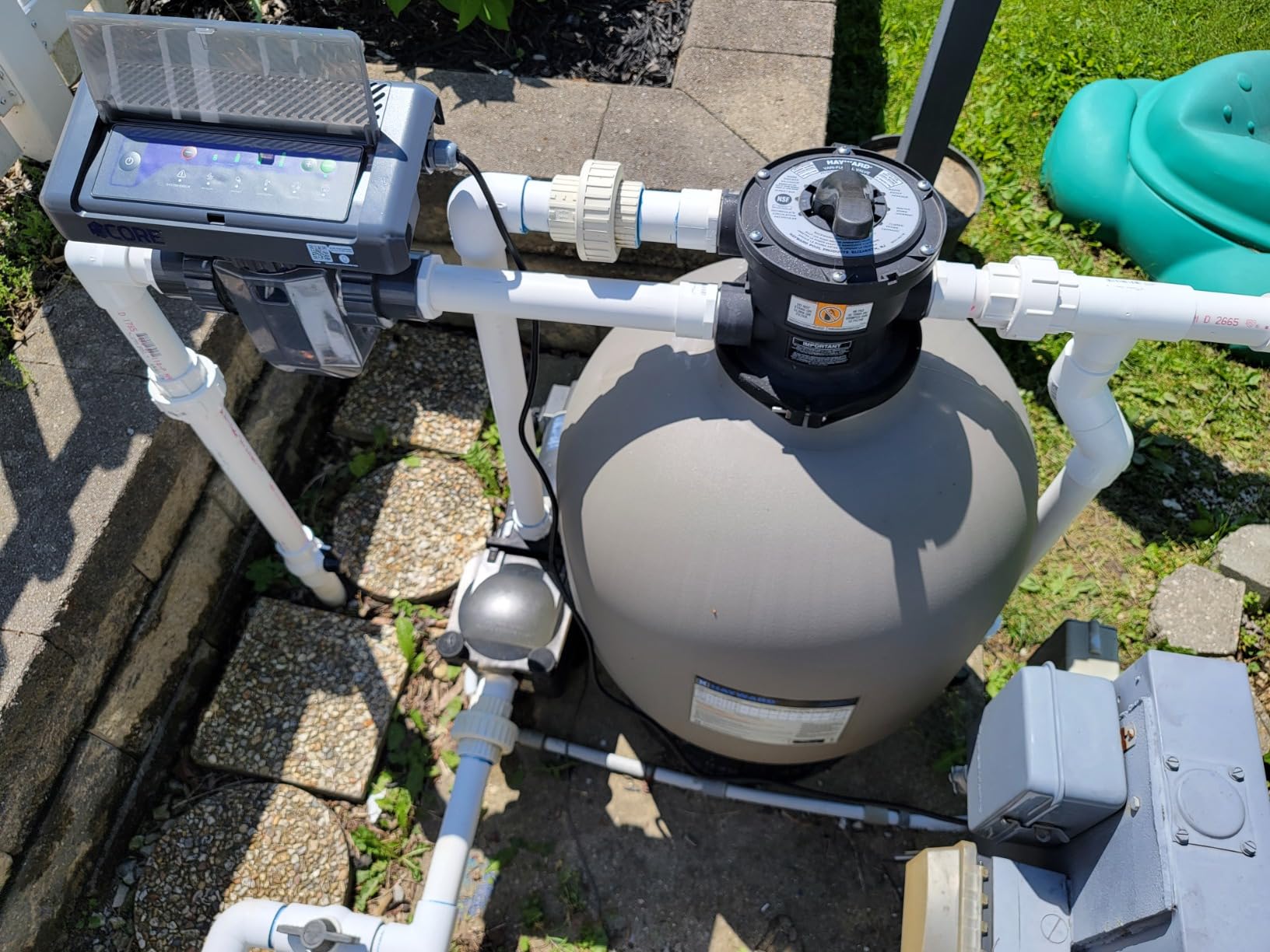 CircuPool CORE55 Salt Chlorinator System | 8 Year Manufacturer Warranty | 2.0 lb CL Output | Electronic Chlorine Generator for Pools up to 55,000 Gallons customer photo 2