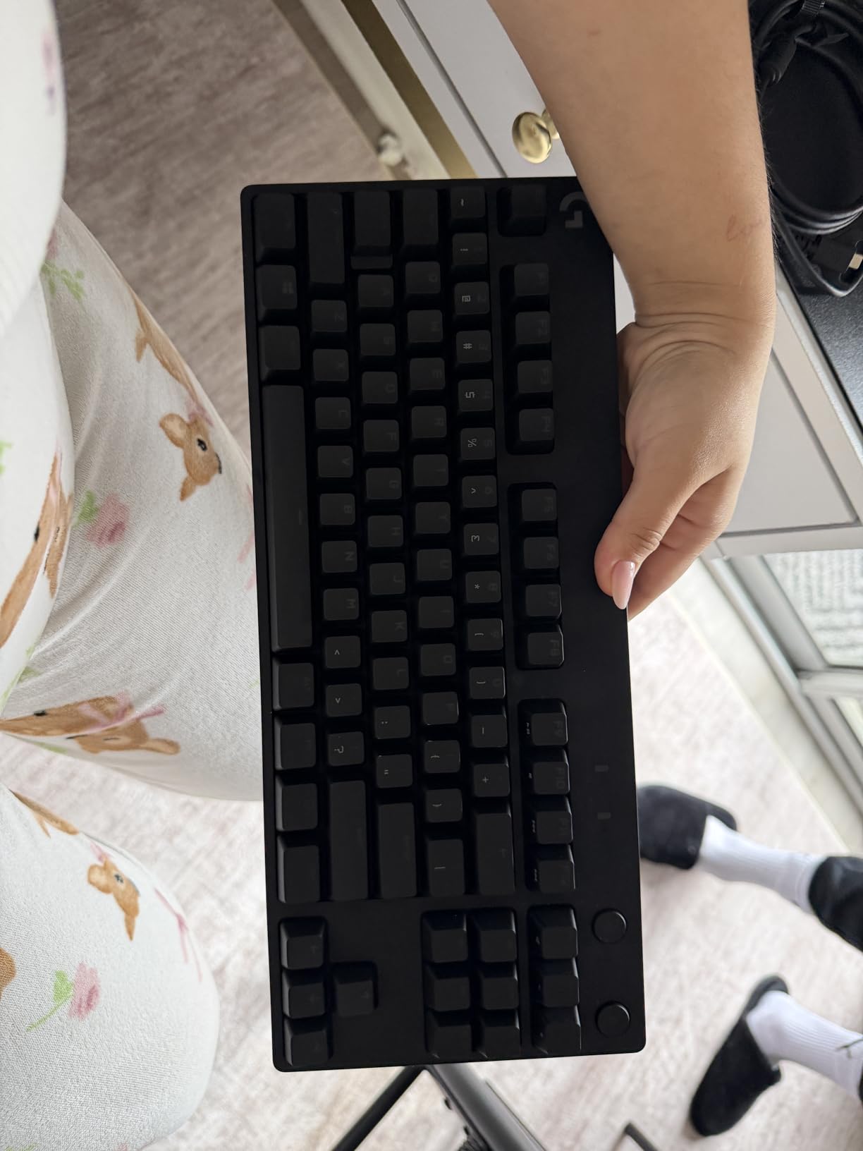 Logitech G PRO Mechanical Gaming Keyboard, Ultra Portable Tenkeyless Design, Detachable Micro USB Cable, 16.8 Million Color LIGHTSYNC RGB Backlit Keys customer photo 1