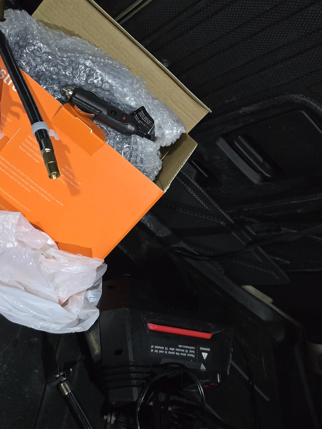 AstroAI Tire Inflator Portable Air Compressor Air Pump for Car Tires-Car Accessories, 9.8Ft Cord-12V DC-Powered Auto Pump with Digital Pressure Gauge, Emergency LED Light for Bicycle, Balloons, Yellow customer photo 1