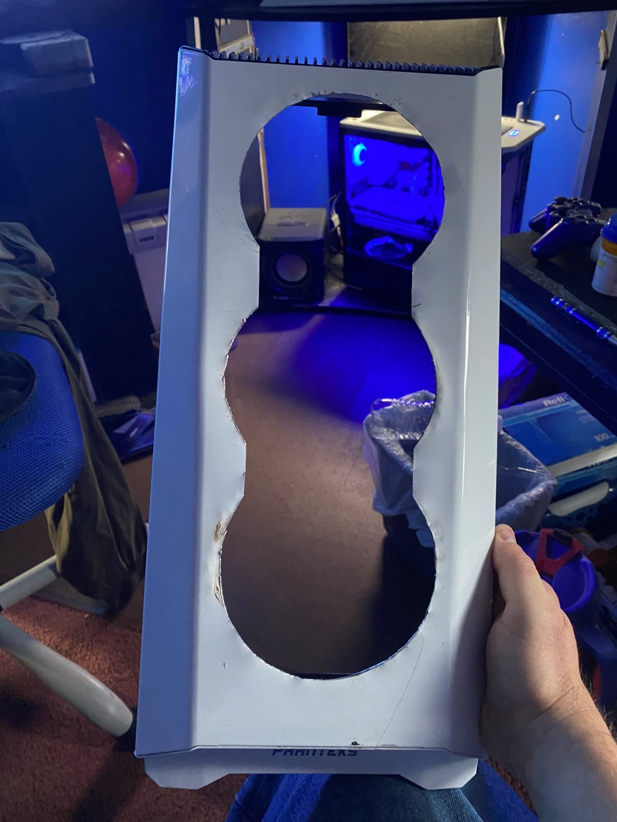 MoKo 140mm Dust Filter for Computer Cooler Fan, [4 Pack] Magnetic Frame PC Fan Dust Mesh PC Cooler Filter Dustproof PVC Cover Computer Fan Grills - Black customer photo 1