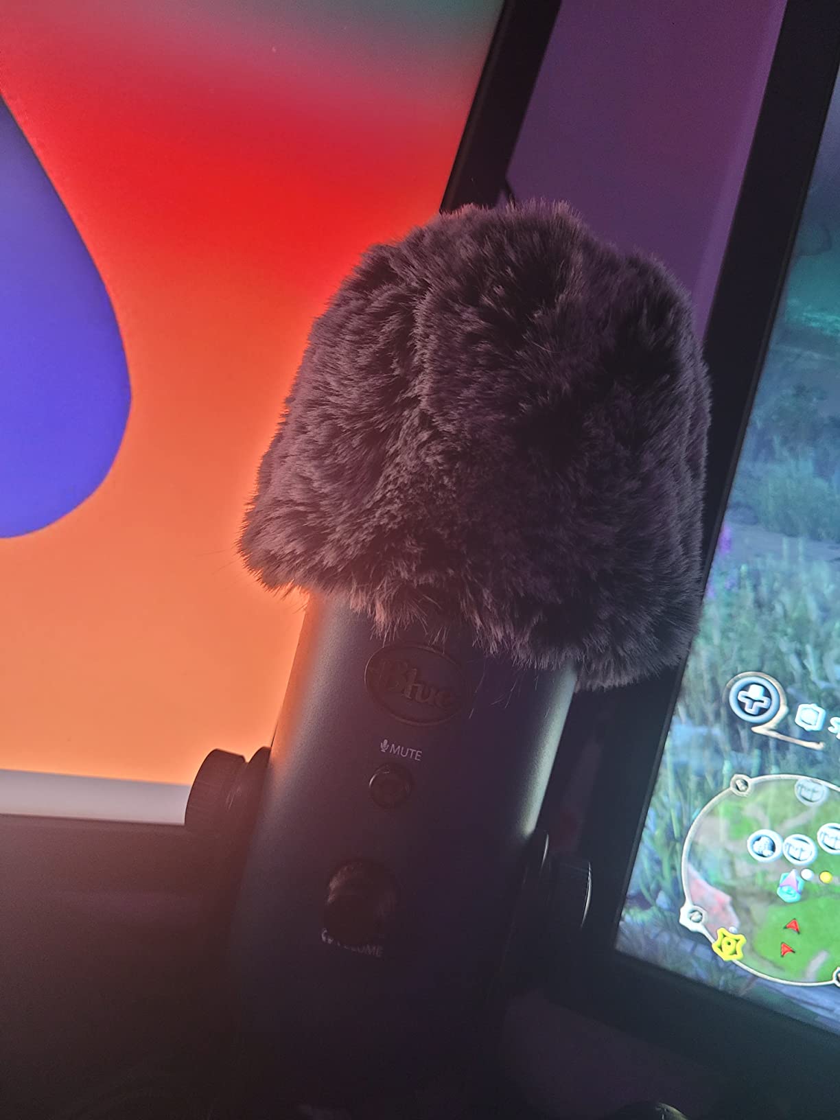 YOUSHARES 2PCS Blue Yeti Pop Filter for Blue Yeti Microphone, Yeti Foam Windscreen with Dead Cat Blue Yeti Mic Cover for Yeti Mic and Blue Yeti Pro USB Microphone customer photo 1