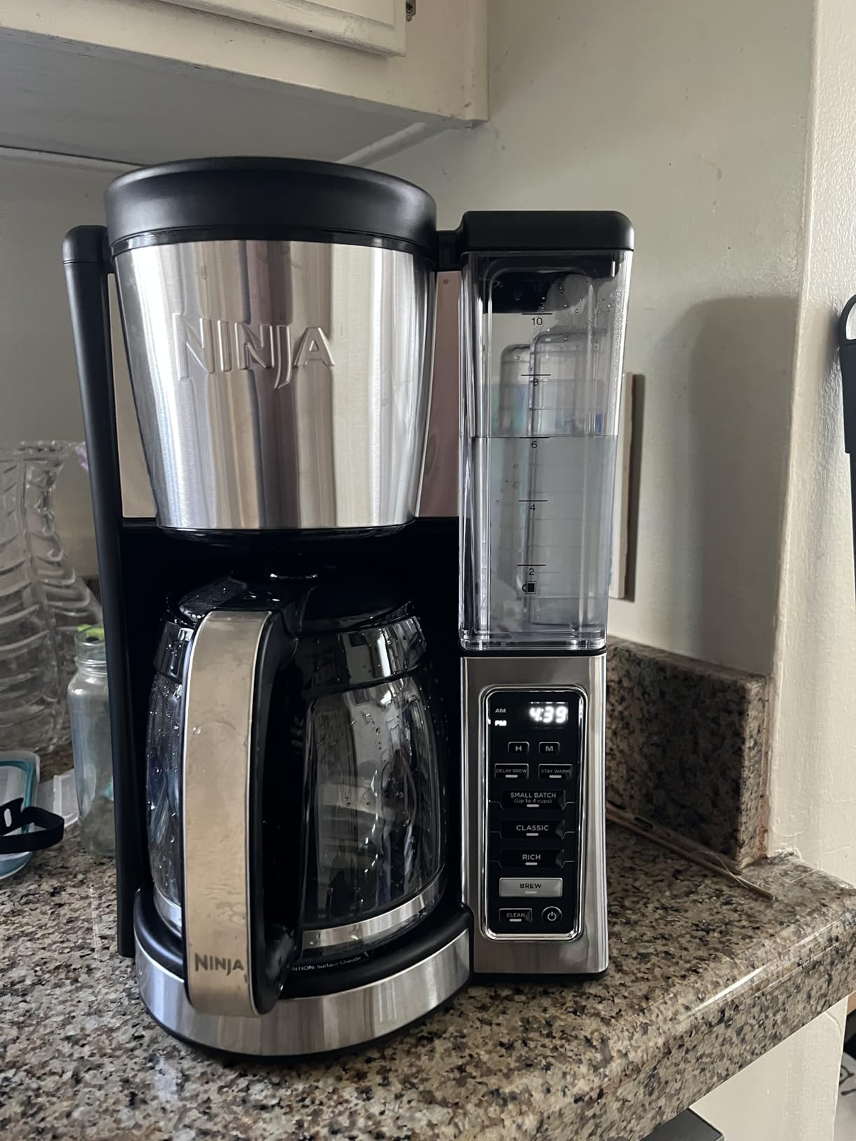 Ninja 12-Cup Programmable Coffee Brewer, 2 Brew Styles, Adjustable Warm Plate, 60oz Water Reservoir, Delay Brew - Black/Stainless Steel customer photo 2