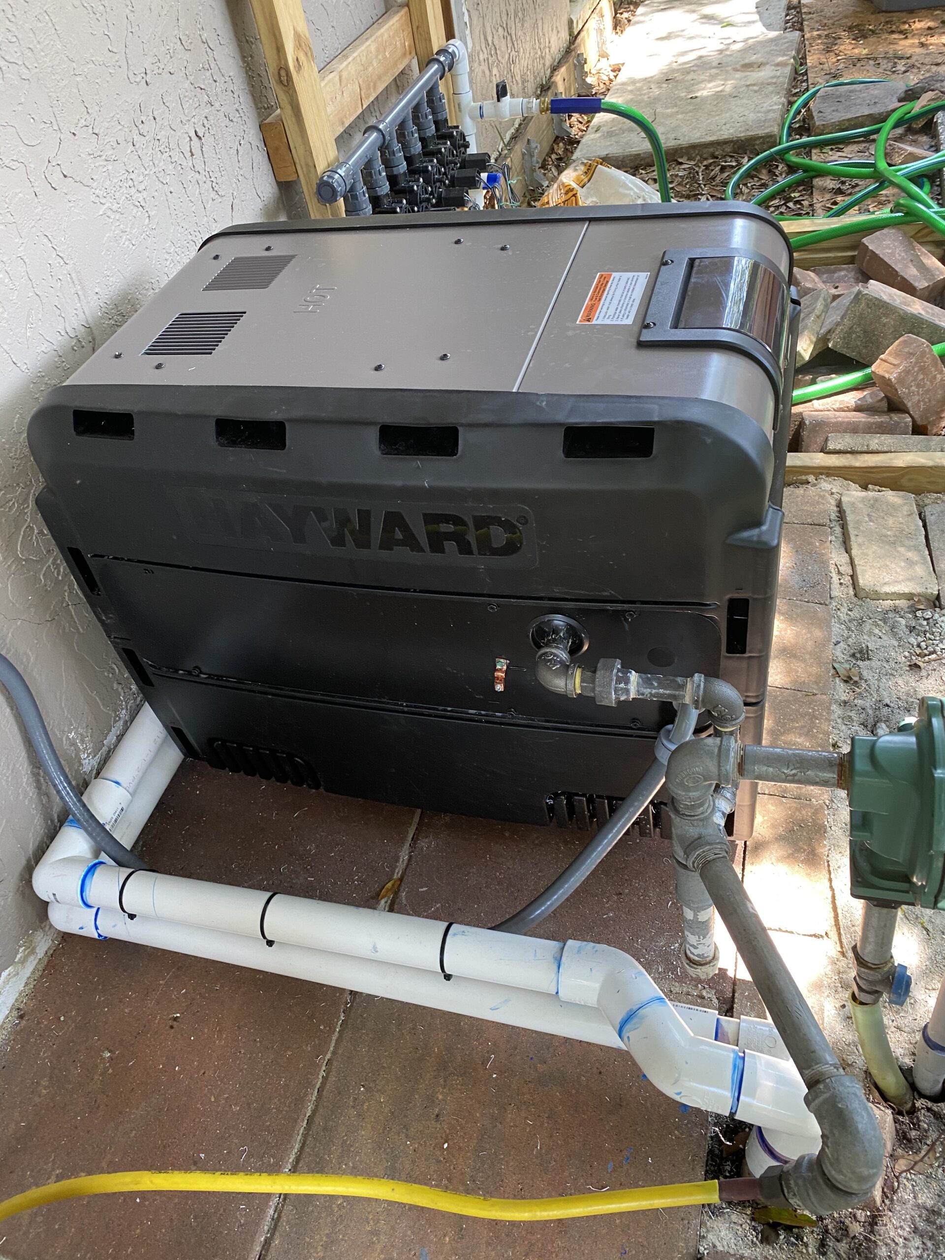 Hayward W3H150FDN Universal H-Series 150,000 BTU Natural Gas Pool and Spa Heater for Inground Pool Heating customer photo 2