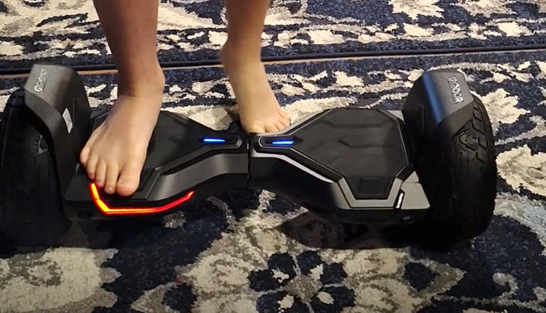 Gyroor Warrior 8.5 inch All Terrain Off Road Scooter with Bluetooth Speakers and LED Lights, Self Balancing Scooter for Kids ages 6-12 and Adults customer photo 2