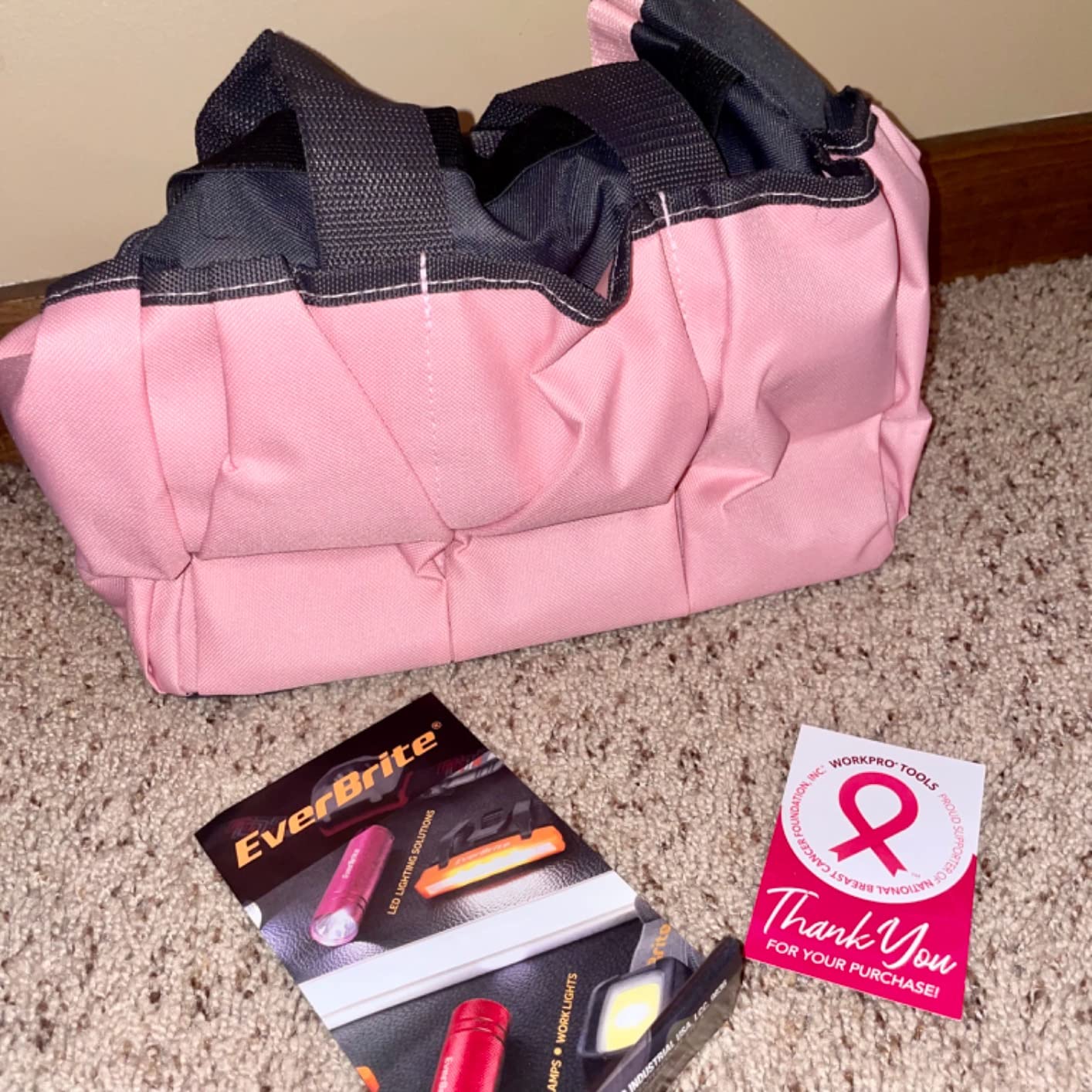 WORKPRO Garden Tools Set, 8 Piece, Stainless Steel Heavy Duty Gardening Tools with Wooden Handle, Including Garden Tote, Gloves, Trowel, Hand Weeder, Cultivator and More-Gardening Gifts For Women Men customer photo 2