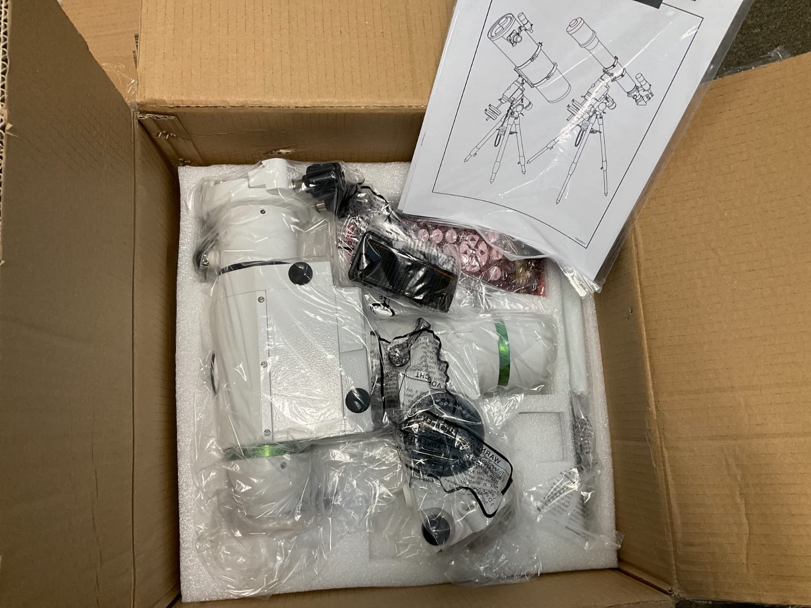 Sky-Watcher HEQ5 - Fully Computerized GoTo German Equatorial Telescope Mount - Motorized Astrophotography Mount with 42,000 Object Database, White customer photo 2