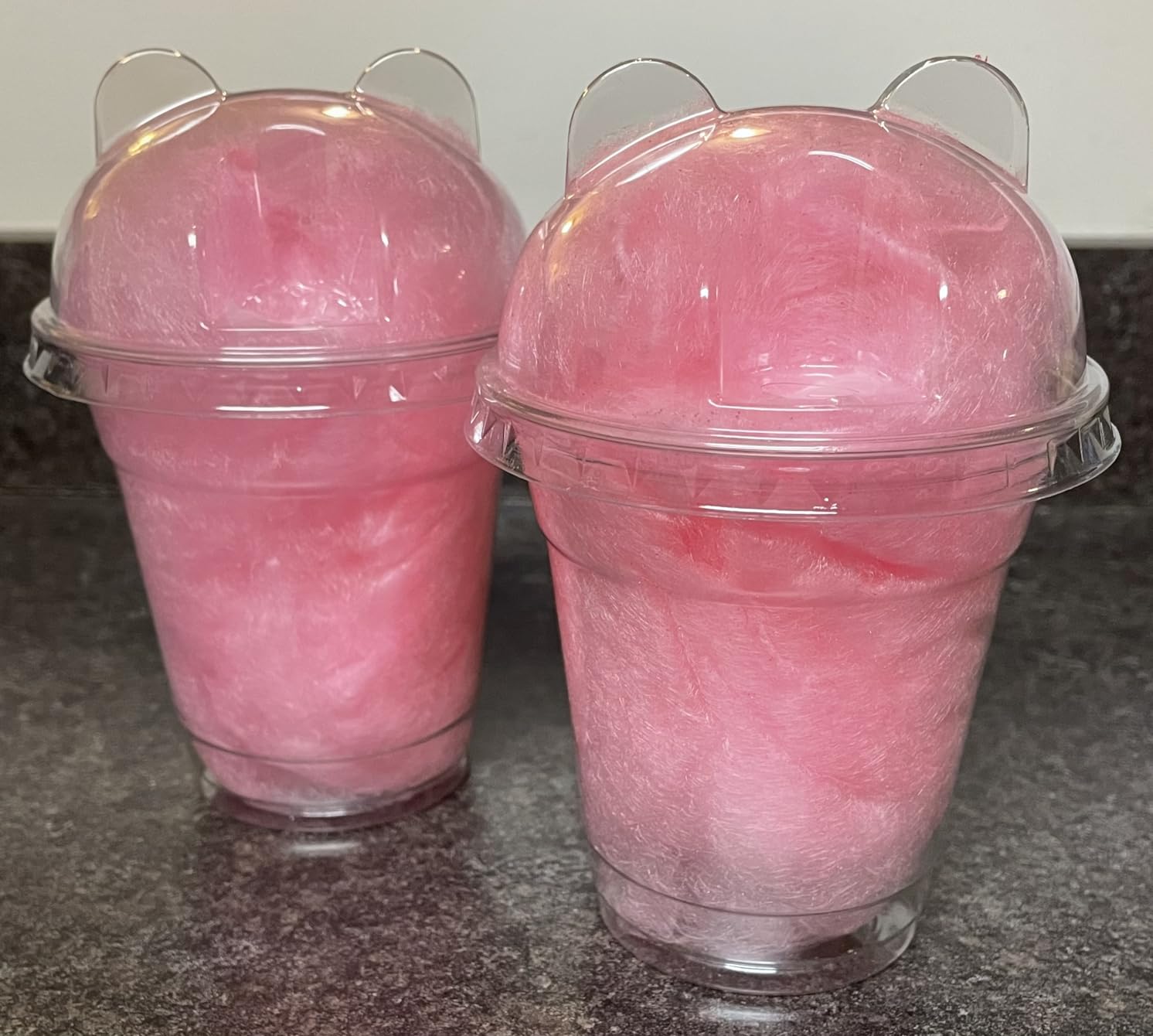 VIVO Pink 1030W Electric Cotton Candy Maker, Commercial Candy Floss Machine with 20 inch Stainless Steel Bowl, Includes Bubble Shield Cover and Sugar Scoop, Easy Home Use, CANDY-KIT-1 customer photo 1