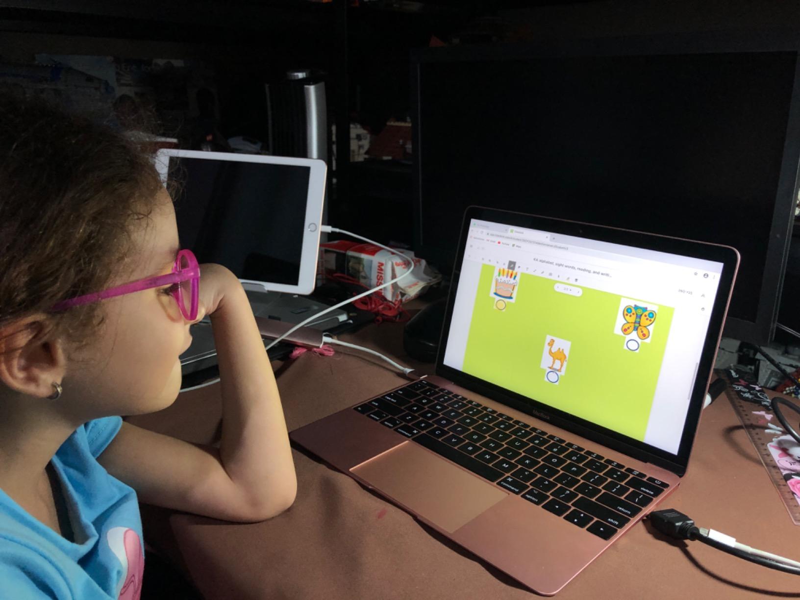 EYEGUARD Blue Light Blocking Computer Glasses for Kids,UV Protection Anti Eyestrain Lens for Boys and Gilrs(5-12 Years Old) customer photo 1