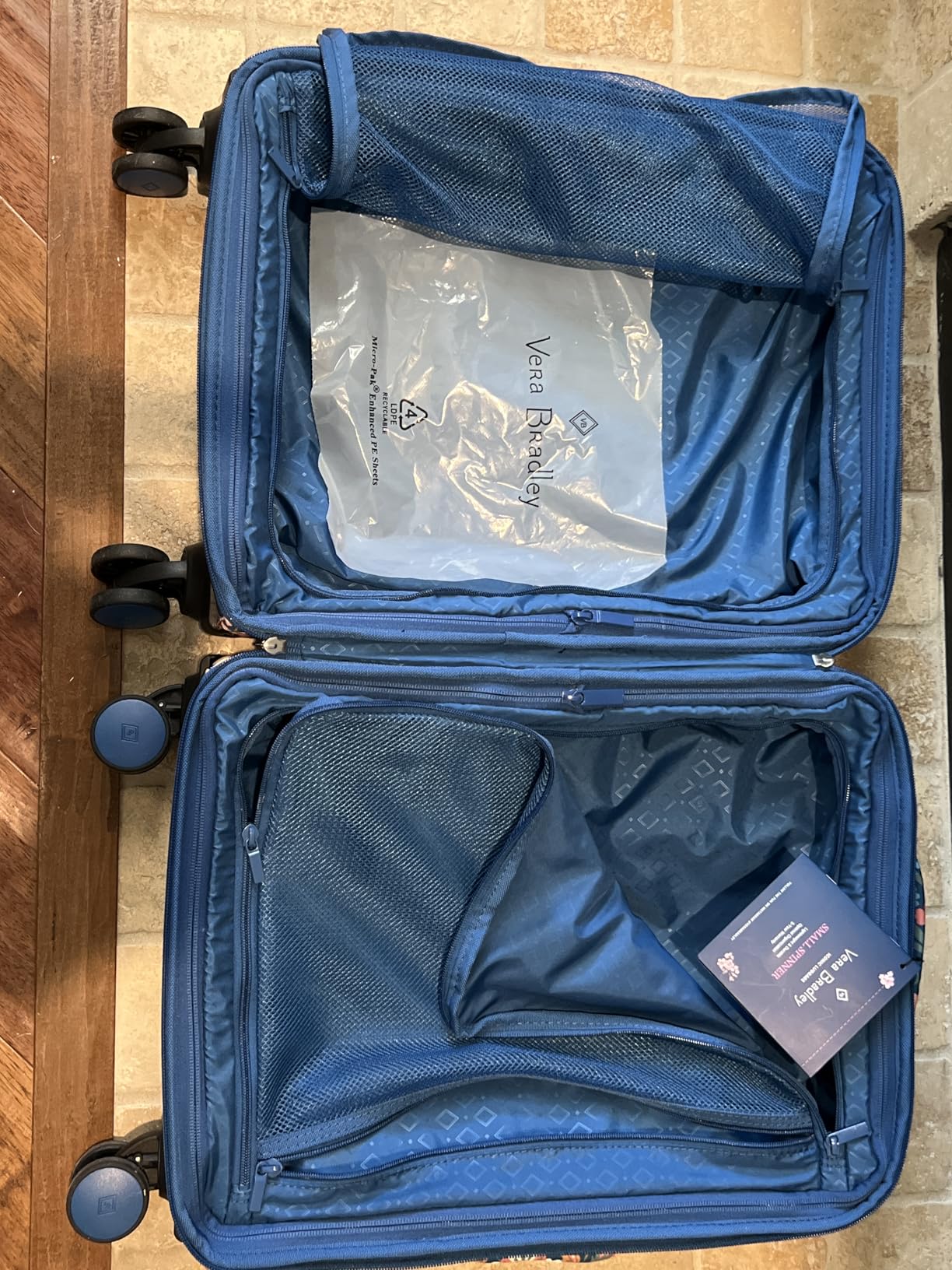 Vera Bradley Women's Softside Rolling Suitcase Luggage, Citrus Paisley, 27 Inch Check In customer photo 1