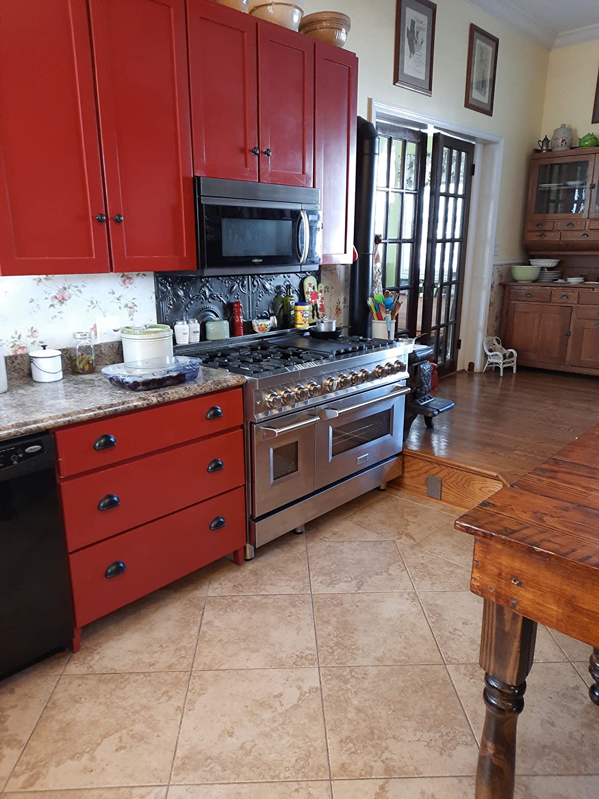 ZLINE RA-BLM-48 48 Inch Dual Fuel Range with 7 Burners, 2 Ovens, Black Matte Doors customer photo 1