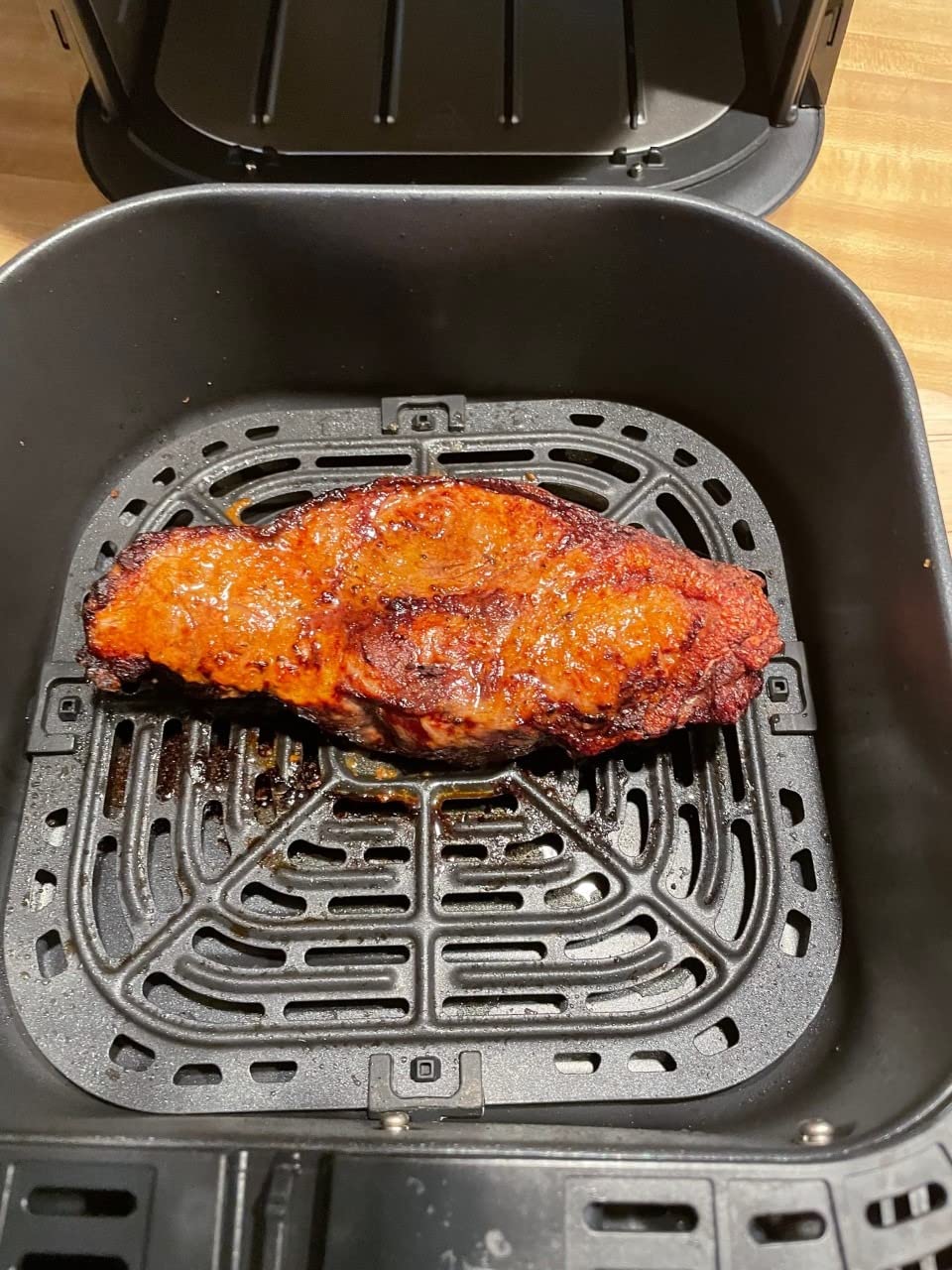 6QT VORTEX Plus Air Fryer, 6-in-1, Air Fry, Broil, Dehydrate, Crisp, Roast, Reheat, Bake, Dishwasher-Safe Airfryer basket, from the Makers of Instant Pot, Stainless Steel customer photo 2