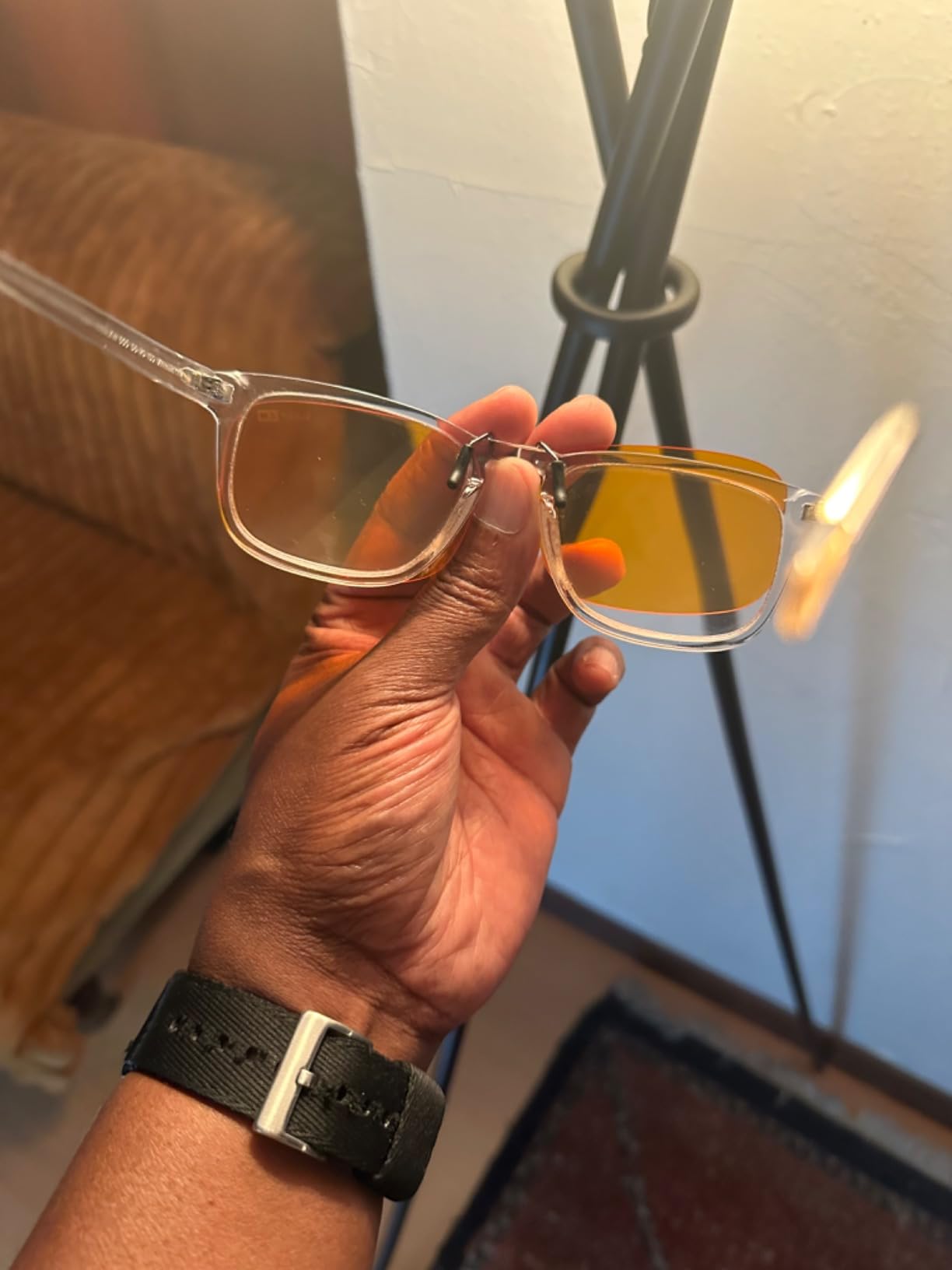 100% Blue Light Blocking Glasses - Women + Men - Better Sleep - Anti Eye Strain Protection - Computer Screens Gaming customer photo 1