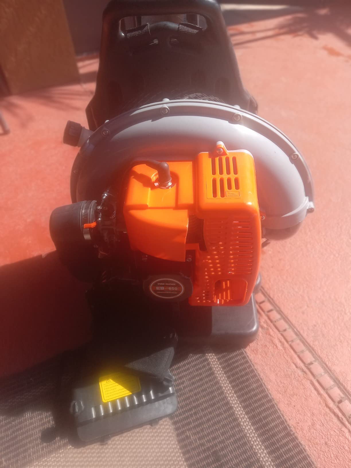 Backpack Gas Powered Leaf Blower, Commercial 2.7kW 850CFM 63CC 4.3HP 2-Stroke Powerful Lightweight Gasoline Grass Lawn Blower w/Harness Air-Cooled & 1.8L Fuel Tank for Yard Lawn Care, Snow Removal customer photo 2