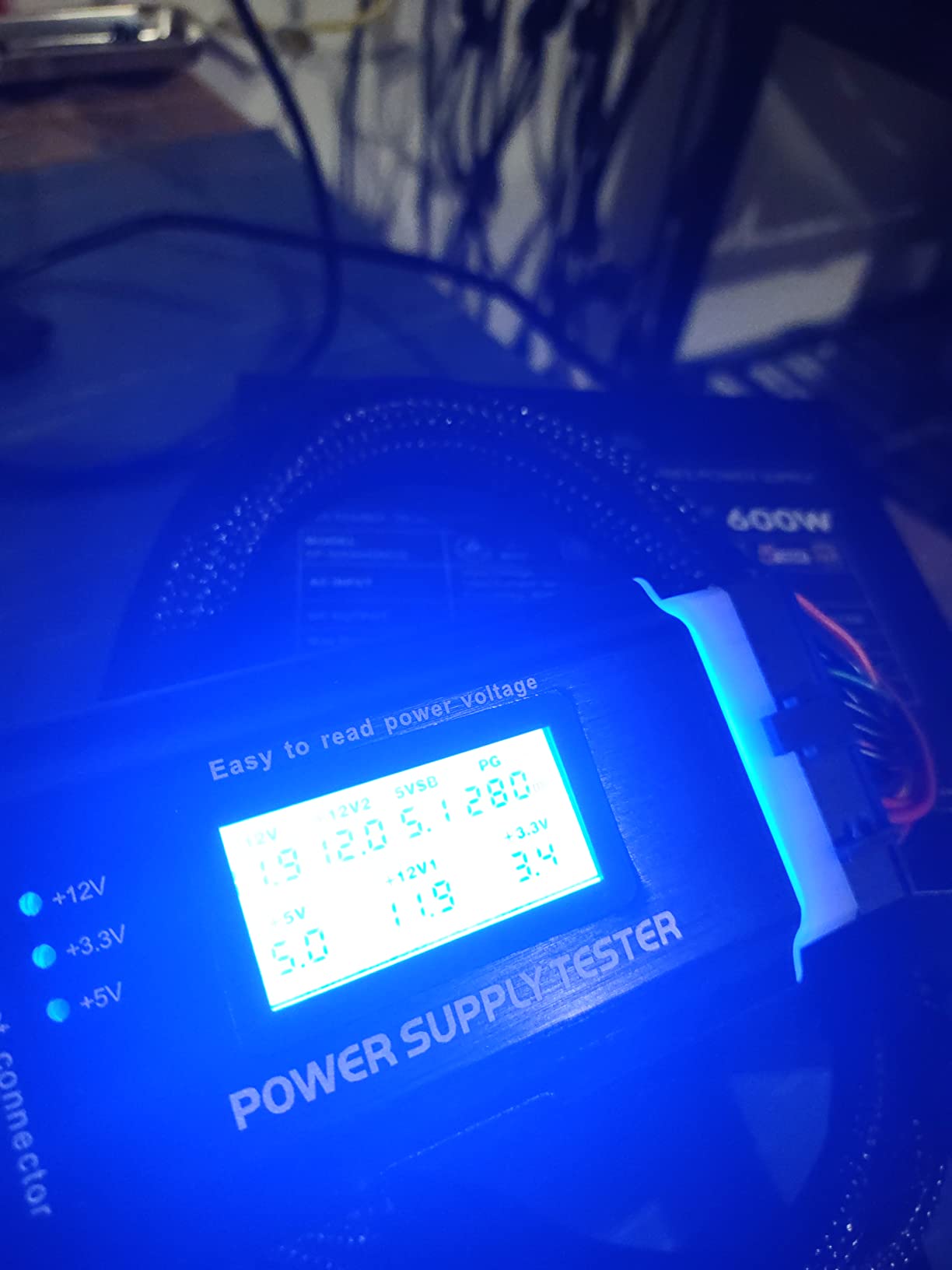 Kingwin Digital Power Supply Tester with LCD Screen - Compatible with ATX, ITX, IDE, HDD, SATA, and BTX, Easy-to-Use Diagnostic Tool for PC Power Supply Testing (Aluminum) customer photo 2