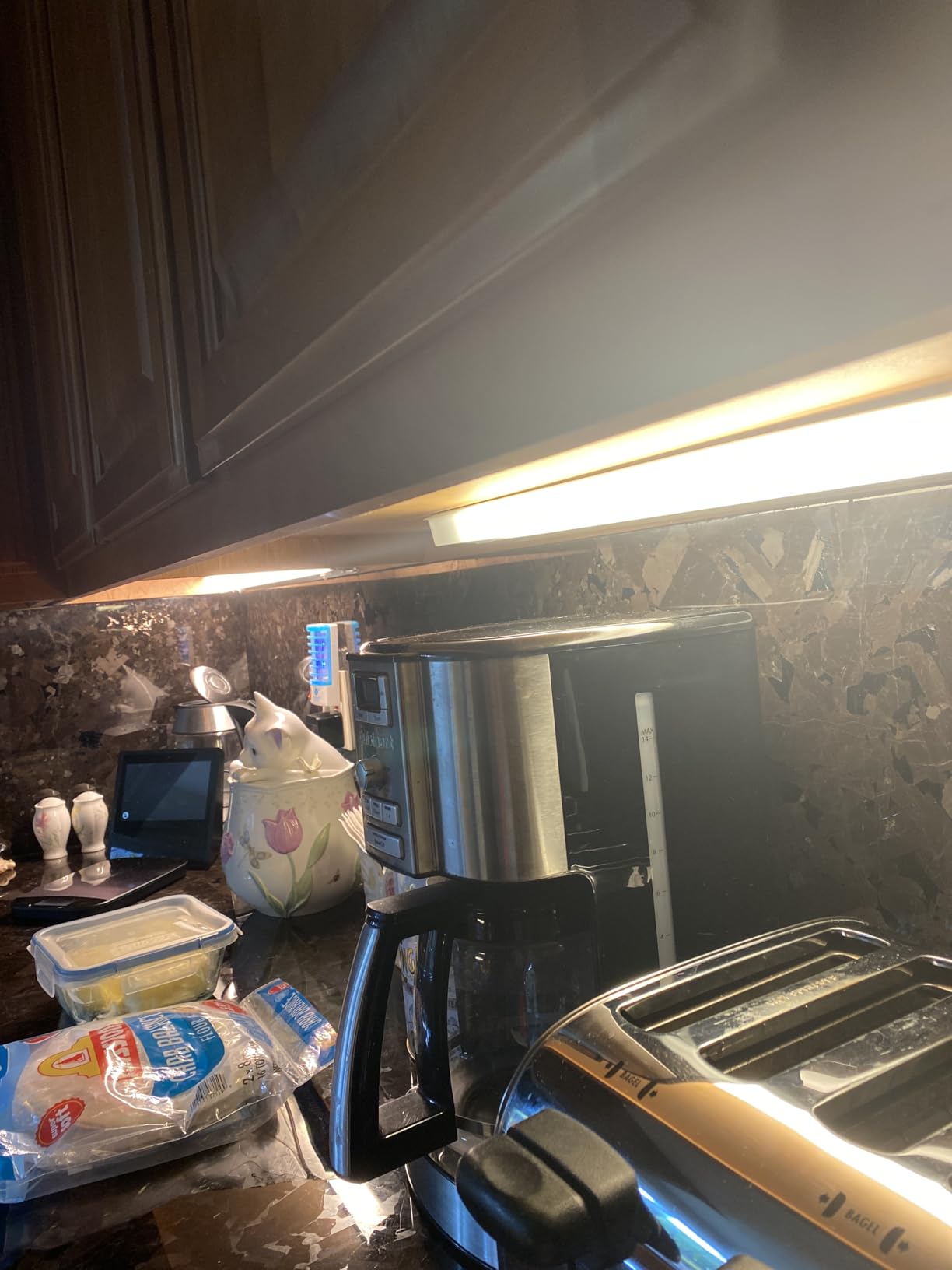 UltraPro 24 inch Hardwired Under Cabinet Lights, 3 Color Settings - 2700K/4000K/5000K - Warm White, Cool White, and Daylight, Under Cabinet Lighting, Dimmable Under Counter Lights for Kitchen, 45368 customer photo 1