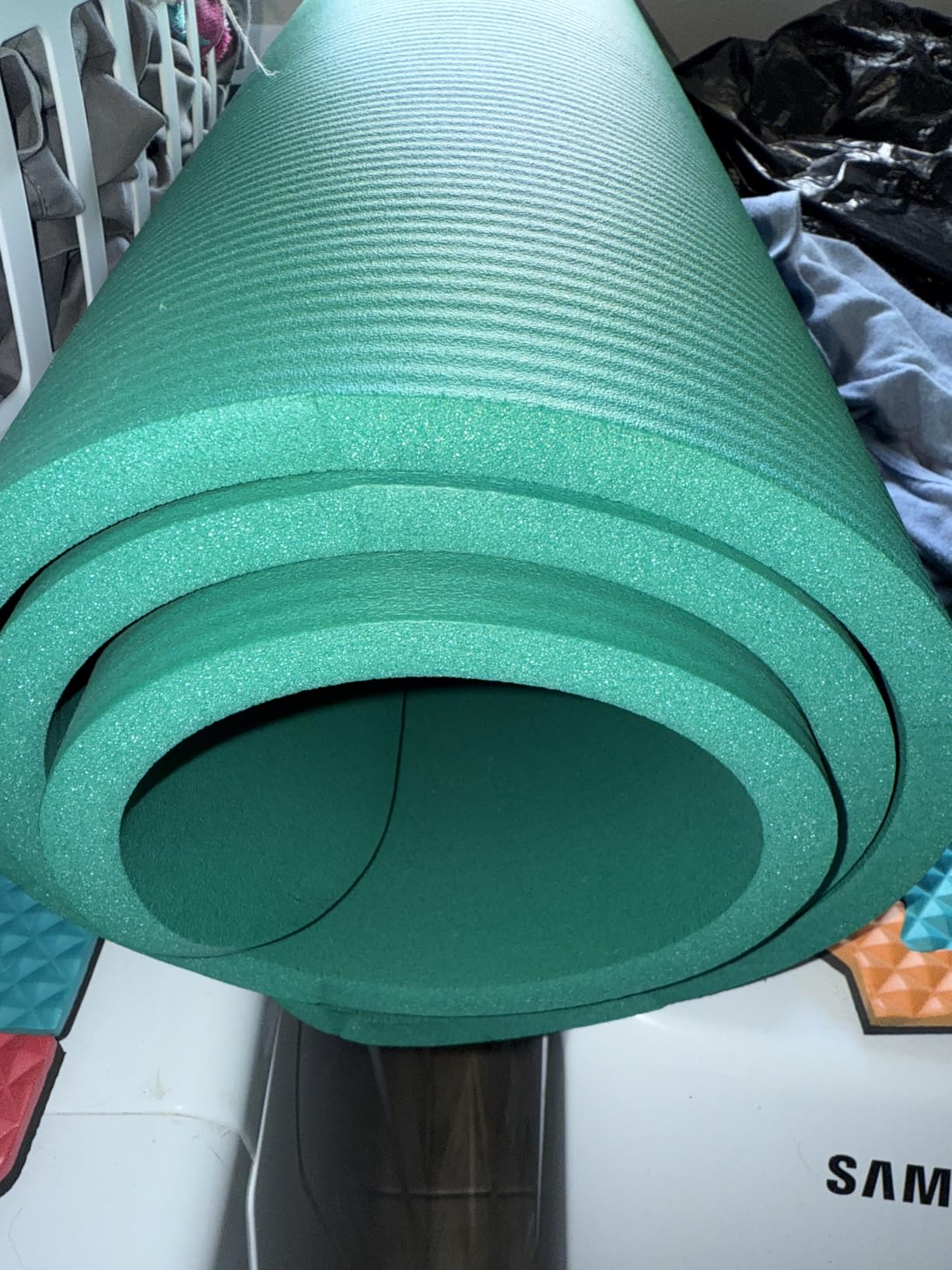 ProsourceFit Extra Thick Yoga and Pilates Mat ½