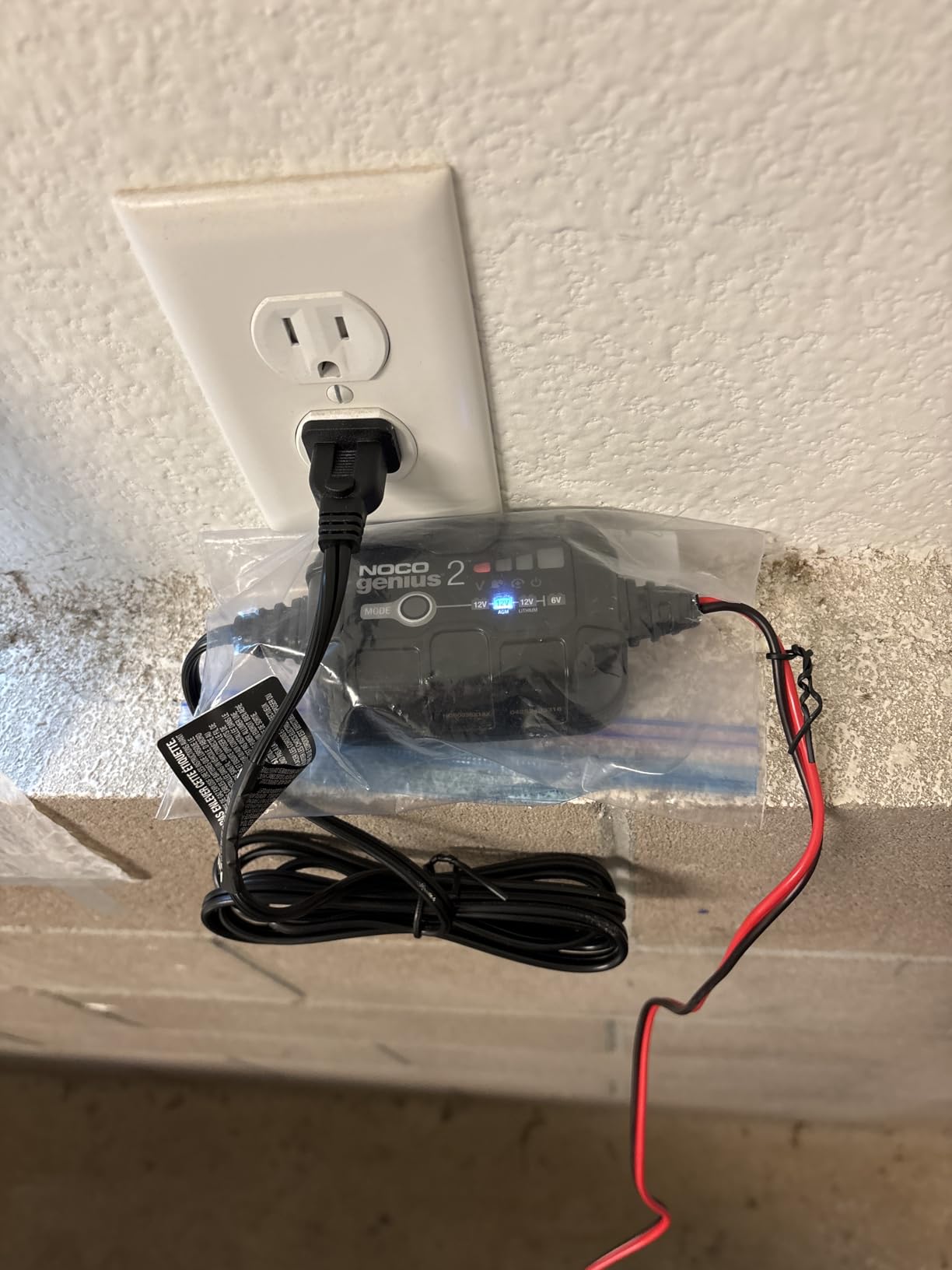 NOCO GENIUS2: 2A 6V/12V Smart Battery Charger - Automatic Maintainer, Trickle Charger & Desulfator with Overcharge Protection & Temperature Compensation - for Lead-Acid & Lithium Batteries customer photo 2