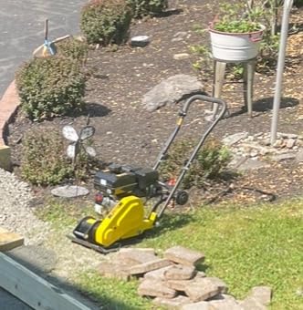 Stark USA 7.0HP 5000VPM 5500MAX Gas Vibration Compaction Force 20 x 14 inch Plate Compactor Tamper Concrete w/Built-in Wheel customer photo 1