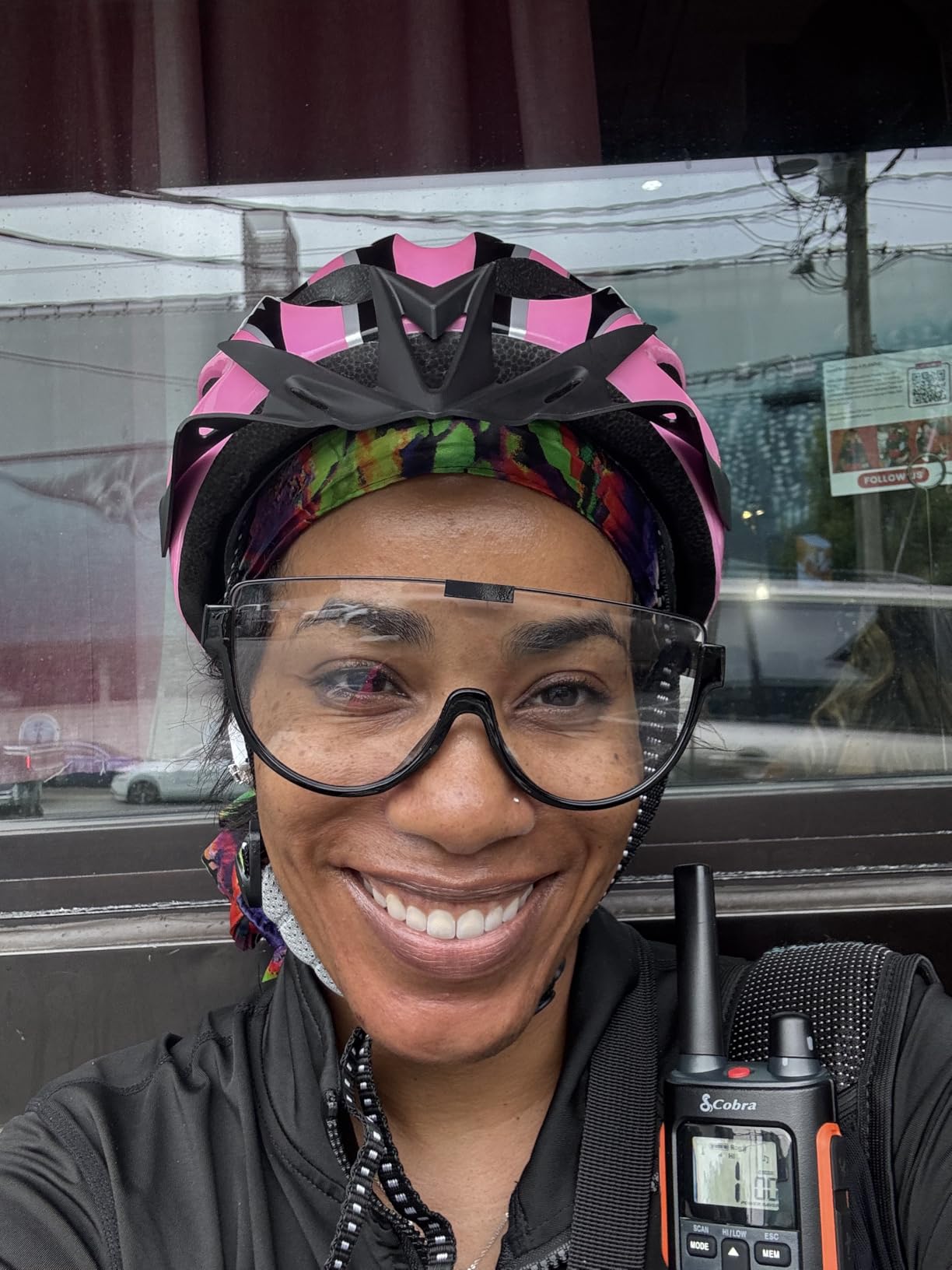 Cobra RX680 Walkie Talkies (2-Pack) - Rugged & Splashproof Two Way Radios Long Range, IP54 Water Resistant Design, 60 Pre-Programmed Channels, Weather Alerts, Included Charging Dock (Black/Orange) customer photo 2