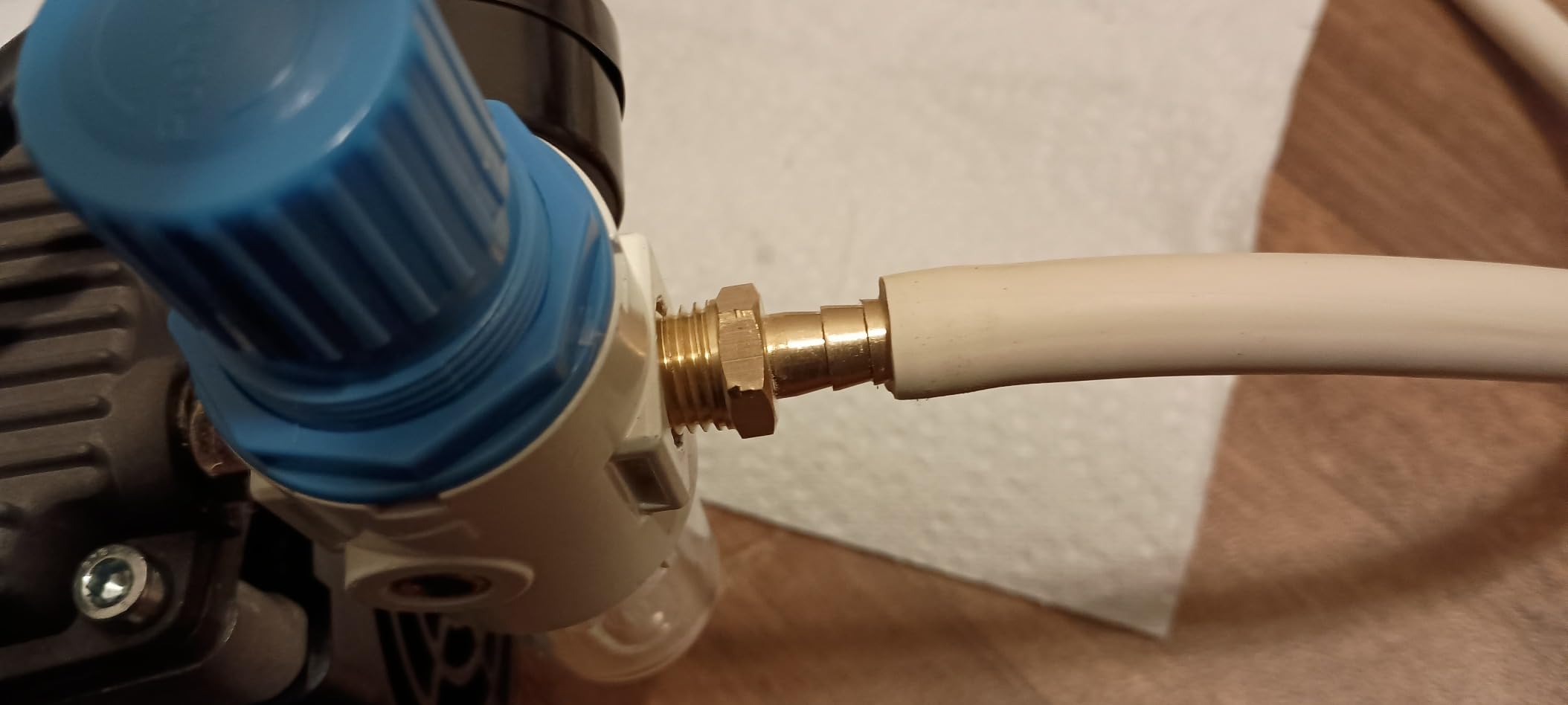 2- Stage 50L/m Oil Free Lab Vacuum Pump Oilless Medical Mute Pump HZW-165 (110V) customer photo 1