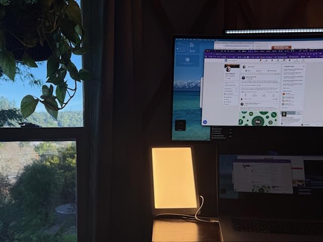 Fitfirst Light Lamp, 10000 Lux Sun Lamp, Gift for Women, 3 Color Temperature, 4 Brightness Levels, 15-60min Timer, Touch Control LED Lamp for Indoor/Office with Adapter customer photo 1