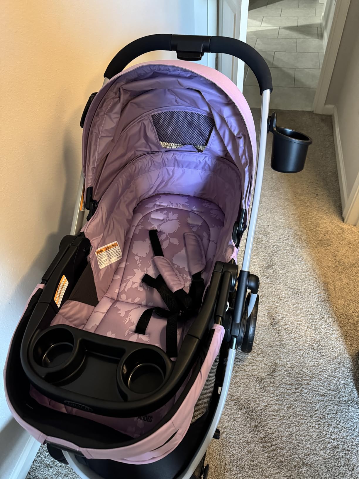 Graco Modes Pramette Travel System, 3-in1 Modular Carseat Stroller Combo, Infant Car Seat Carrier to Toddler Stroller, Includes the SnugRide 35 Car Seat, Ellington customer photo 1