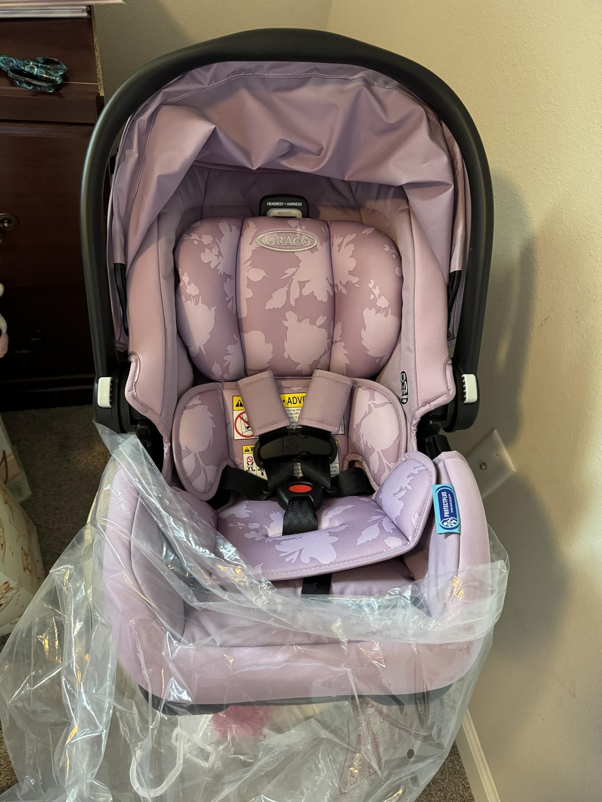 Graco Modes Pramette Travel System, 3-in1 Modular Carseat Stroller Combo, Infant Car Seat Carrier to Toddler Stroller, Includes the SnugRide 35 Car Seat, Ellington customer photo 2