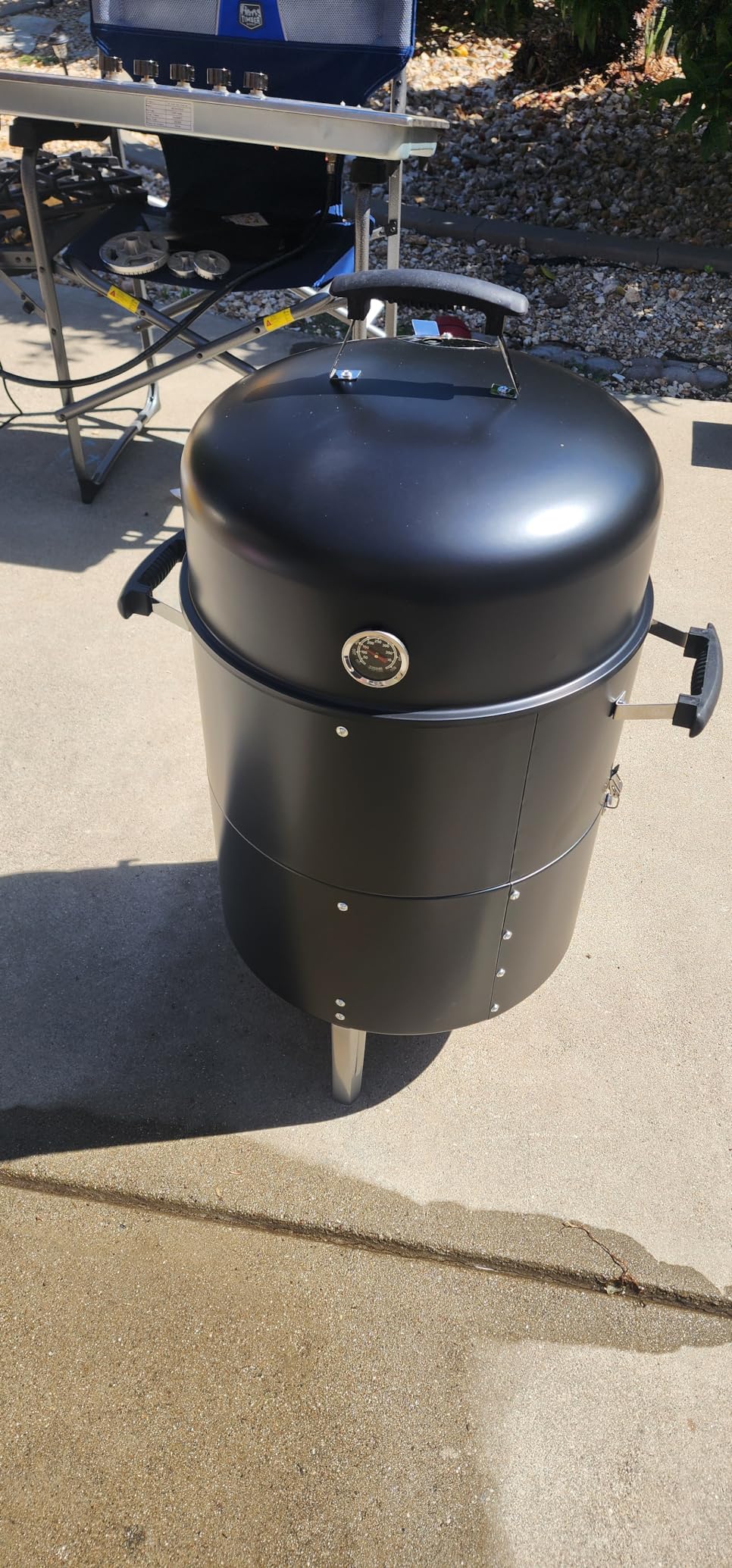 Realcook Charcoal BBQ Smoker Grill - 20 Inch Vertical Smoker for Outdoor Cooking Grilling customer photo 1