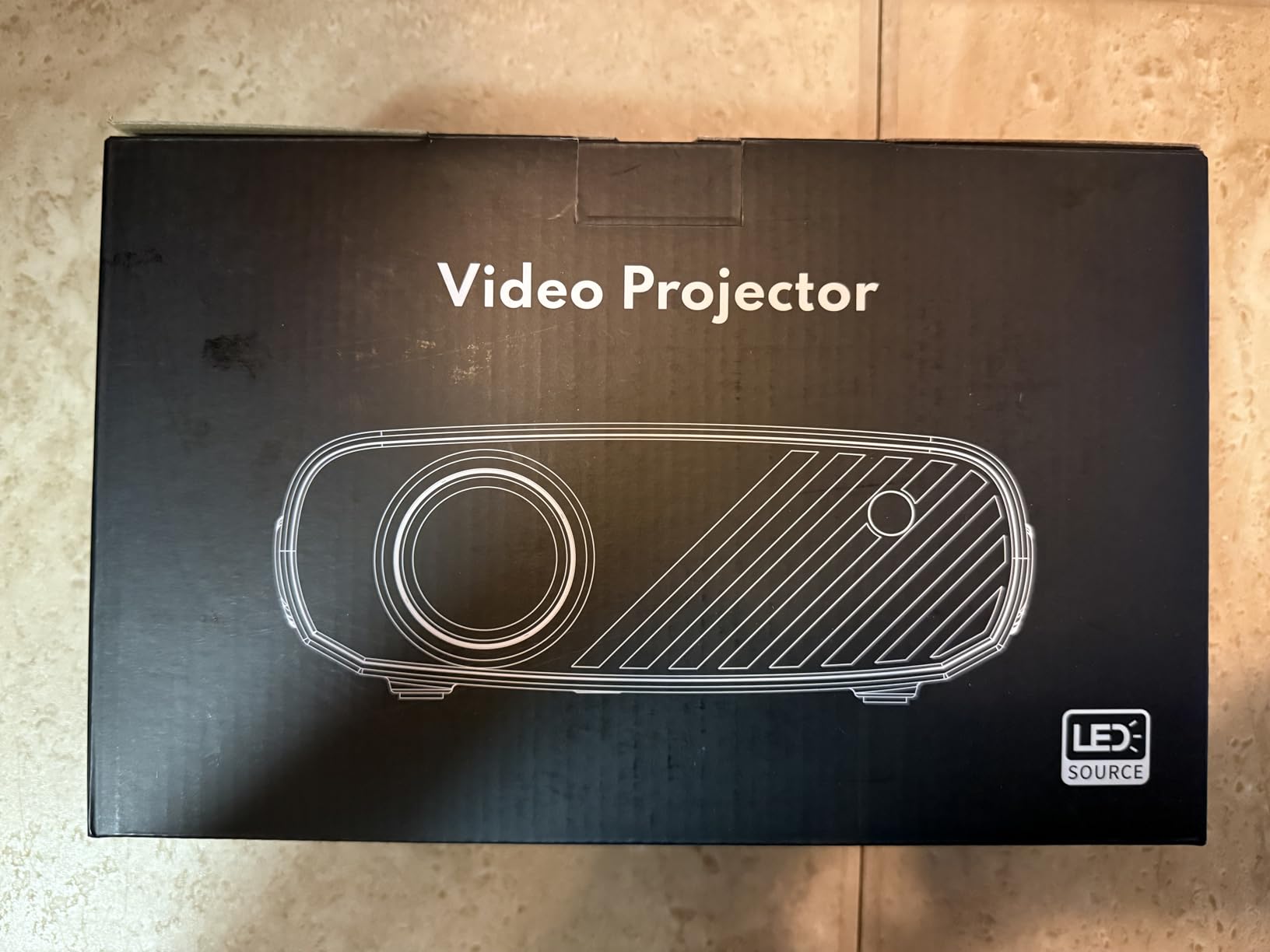 Mini Projector, ELEPHAS Portable Projector for iPhone, 7000L with Synchronize Smartphone Screen, Movie Projector with 1080P HD/200 Screen Support, Compatible with Android/iOS/TV Stick/HDMI/USB/SD customer photo 1