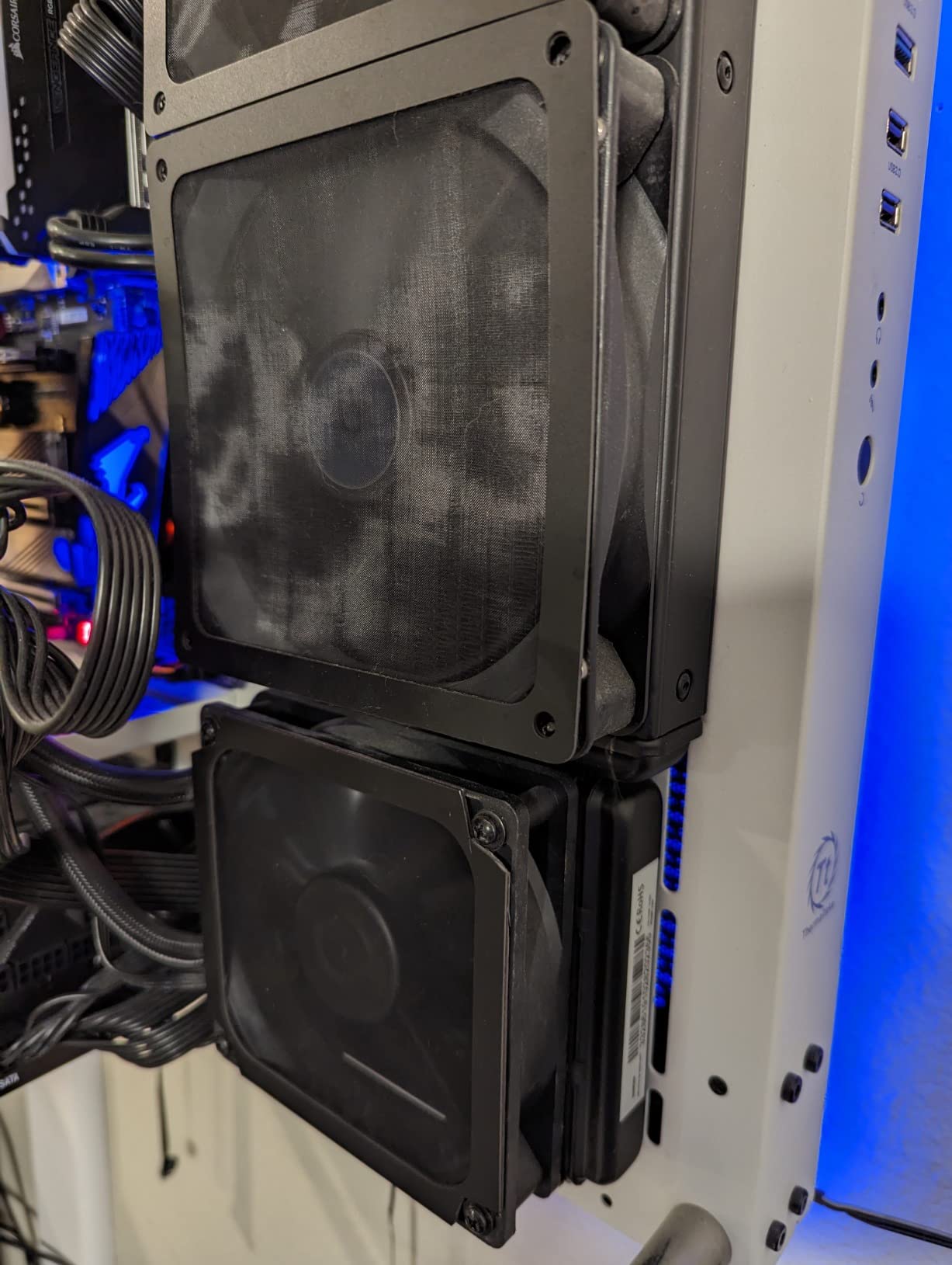 SilverStone Technology SST-FF123B-3PK 120mm Ultra Fine Fan Filter with Magnet Cooling customer photo 1