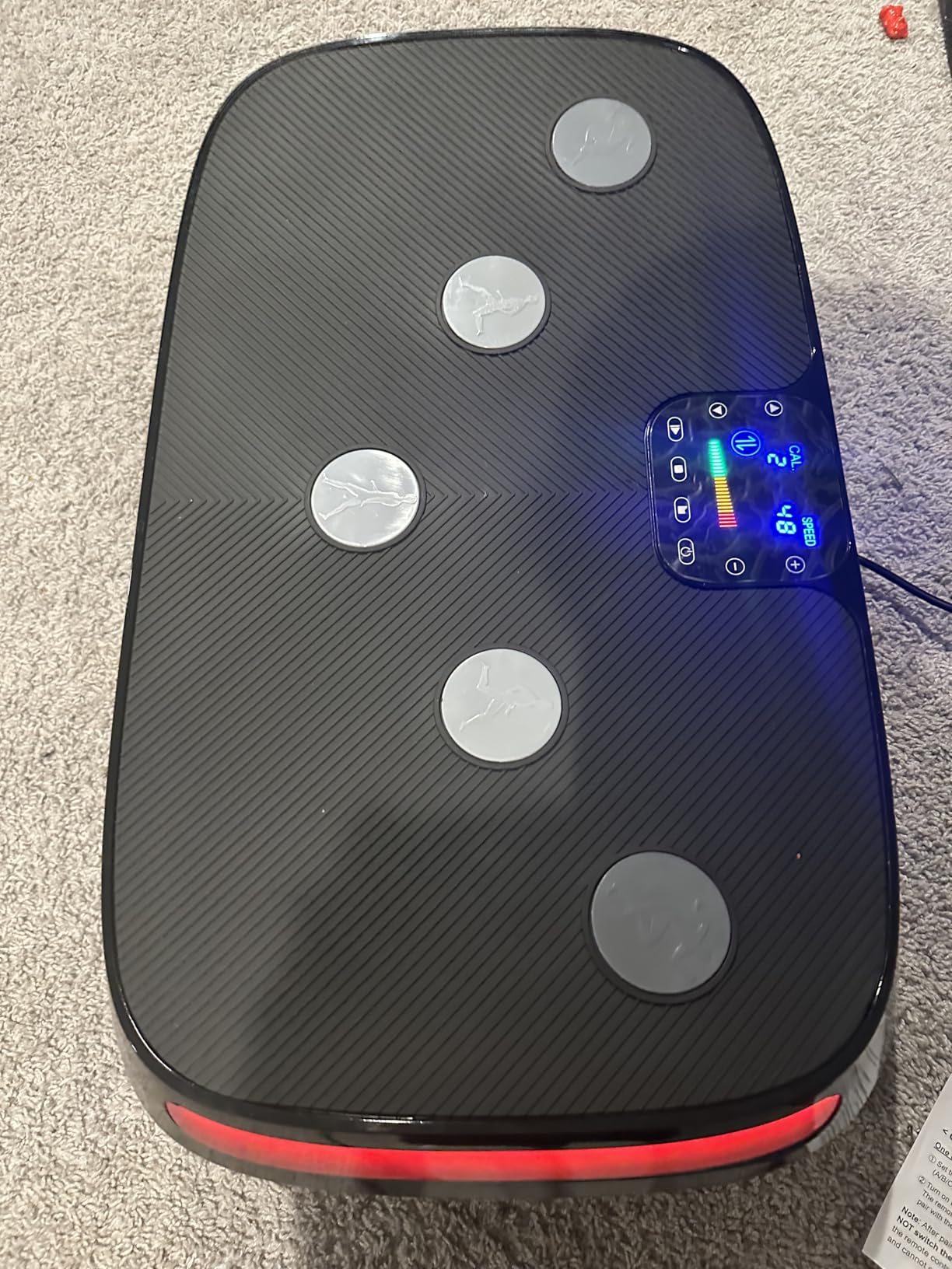 Lifepro Rumblex 4D Vibration Plate Exercise Machine with Triple Motor Oscillation, Linear, and Pulsation - Advanced 4D Vibration Technology for Whole Body Fitness, Weight Loss and Recovery at Home customer photo 2