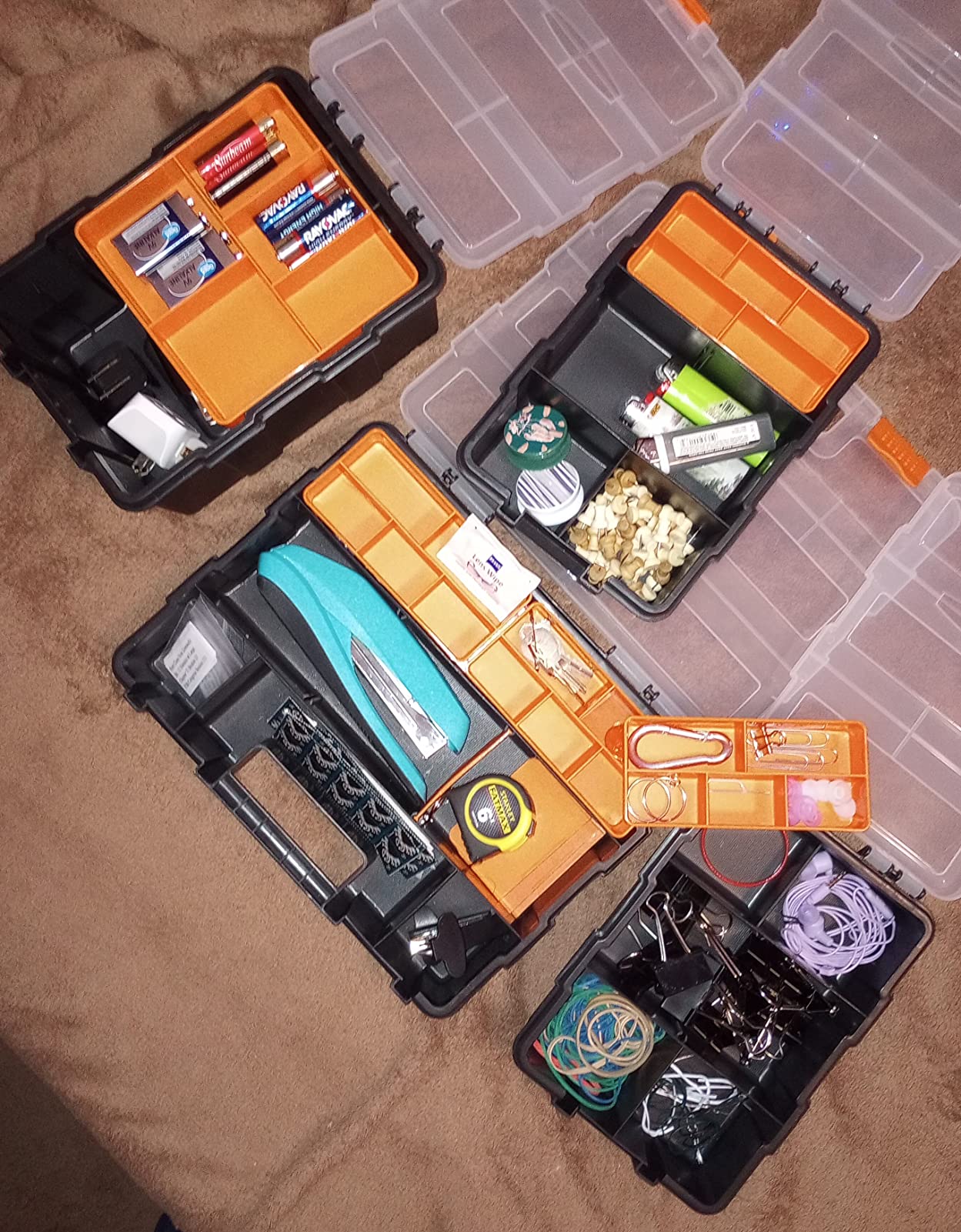 Makitoyo MP009 Hardware & Parts Organizers Versatile and Durable Storage Toolbox, 4PCS Set customer photo 1
