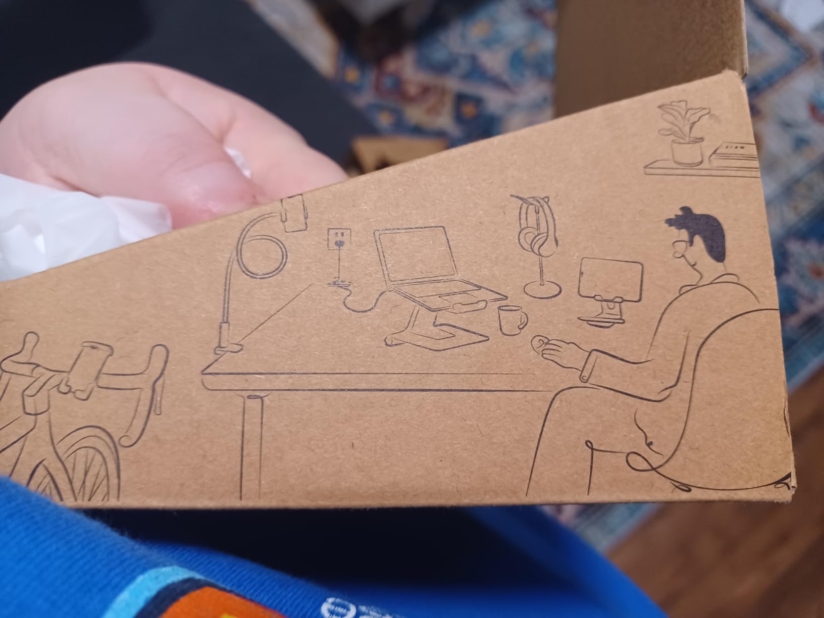 Lamicall Headphone Stand, Desktop Headset Holder - Desk Earphone Stand, for All Headsets Such as Airpods Max, HyperX Gaming Headphones, Beats, Sennheiser Music Headphones Gifts customer photo 2