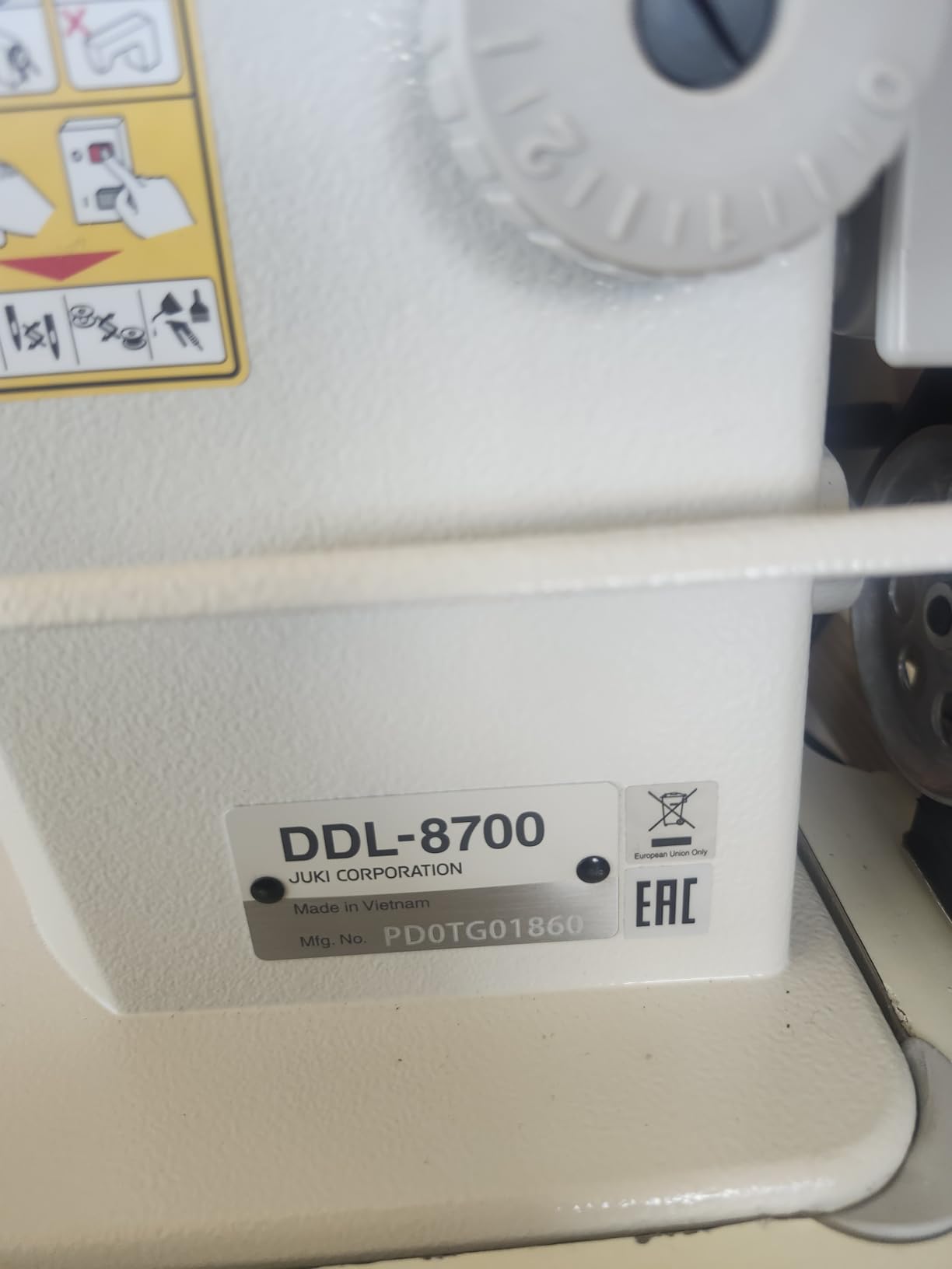 Industrial Sewing Machine Juki DDL-8100 Lockstitch Servo Motor + Table Stand Cut Juki DDL8700 + LED Lamp+ Commercial Grade Sewing Machine customer photo 3