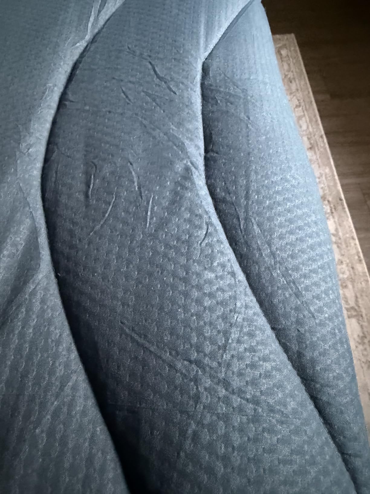 SLEEP ZONE Cooling Queen Mattress Topper, Premium Zoned Cool Mattress Pad Cover, Padded Mattress Protector Breathable Washable, Deep Pocket 8-21