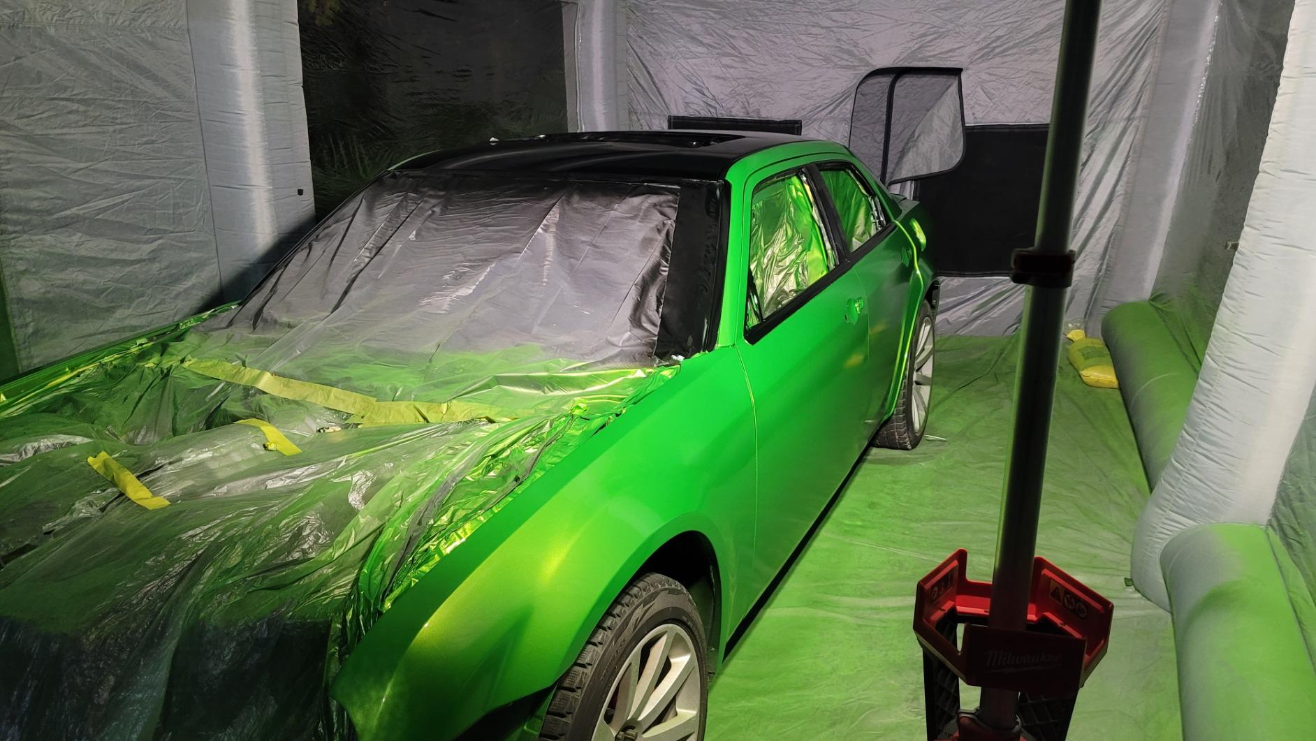 Sewinfla Professional Inflatable Paint Booth 39x20x13Ft with 3 Blowers (1100W+1100W+950W) & Air Filter System Portable Paint Booth Tent Garage Inflatable Spray Booth Painting for Cars customer photo 2