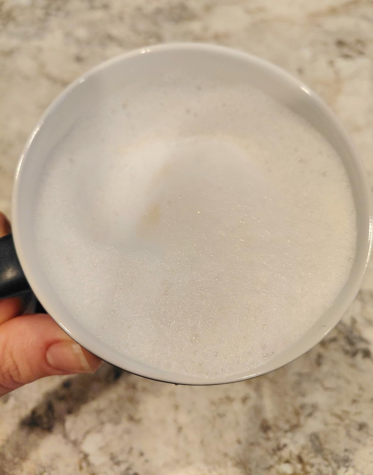 Zulay Kitchen Milk Frother Handheld Electric Whisk - Frother Wand, Durable Drink Mixer, Stainless Steel Whisk, Coffee Frother, Hand Blender, Frother for Protein Powder, Lattes, Matcha & More - Black customer photo 2