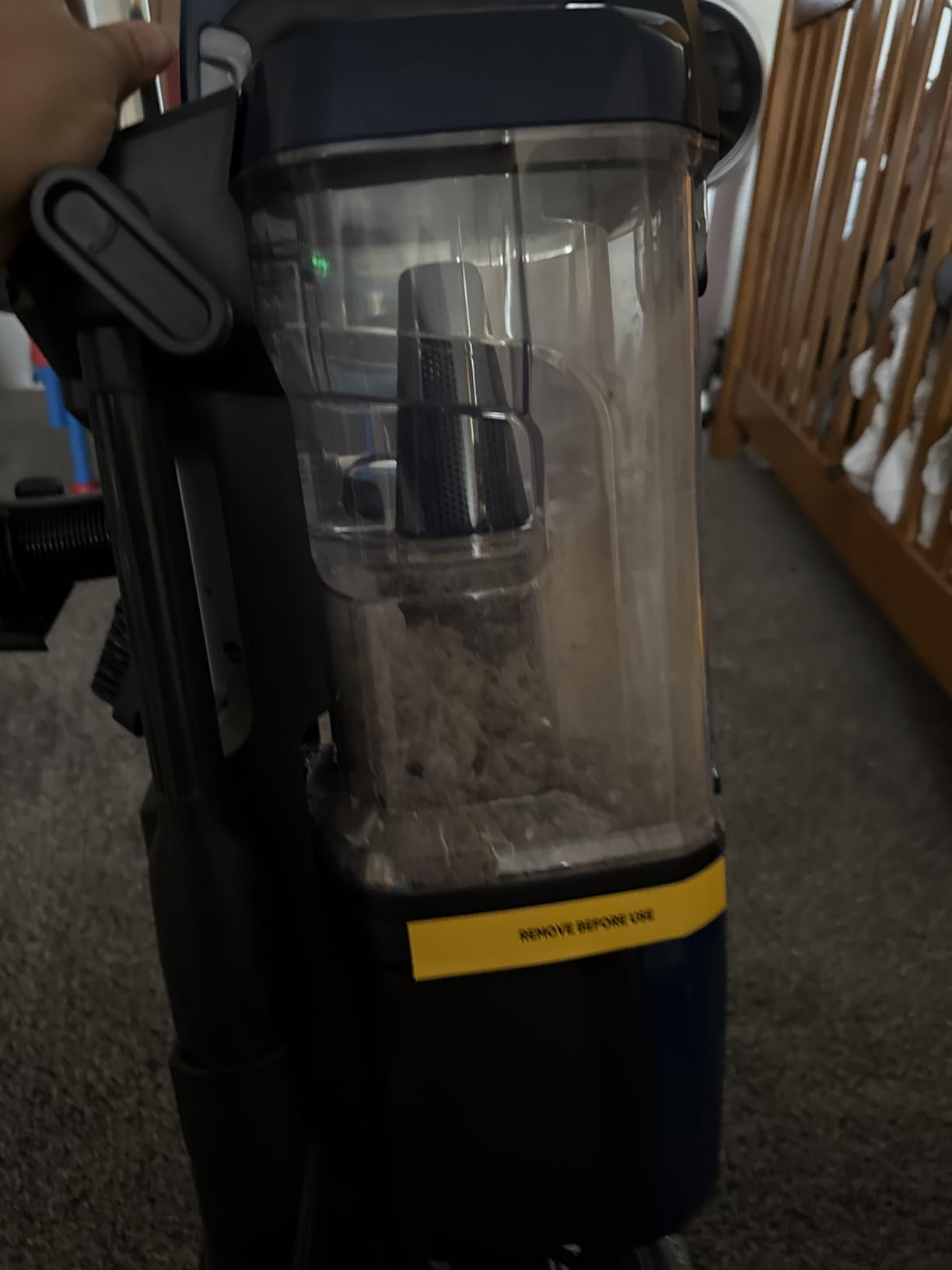 Shark NV151 Navigator Swivel Pro Complete Upright Vacuum with HEPA Filtration, Swivel Steering, Pet Power Brush, Crevice Tool & Upholstery Tool, for Pet Hair & Multi-Surface Cleaning, Navy customer photo 2