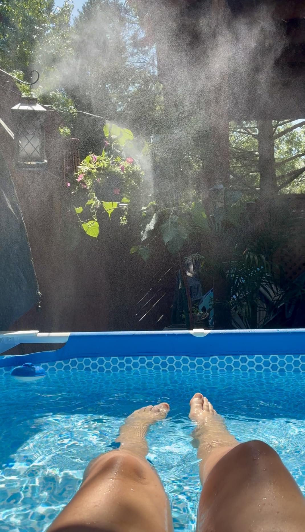 homenote Misting Cooling System 59FT (18M) Misting Line + 20 Brass Mist Nozzles + Brass Adapter(3/4