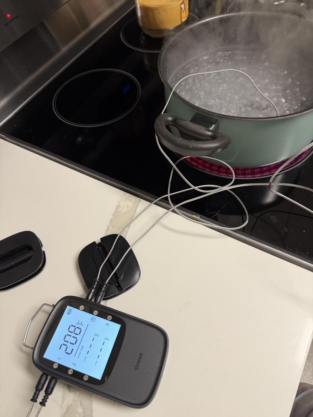 Govee Bluetooth Meat Thermometer, Wireless Meat Thermometer for Smoker Oven, Digital Grill Thermometer with 2 Probes, Timer Mode, Smart LCD Backlight BBQ Thermometer for Cooking Turkey Fish Beef customer photo 2